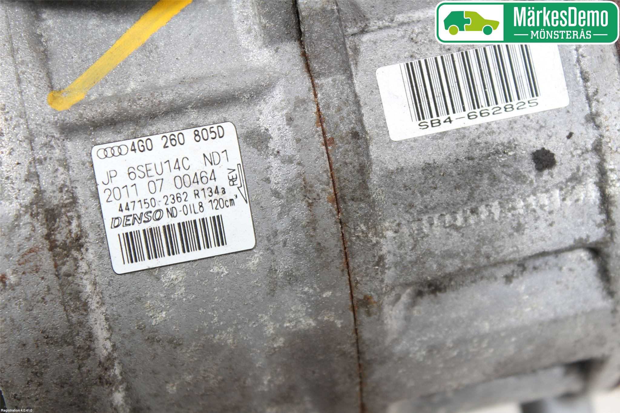 Audi A6/S6 4G 11-18 Varme Ac Kompressor