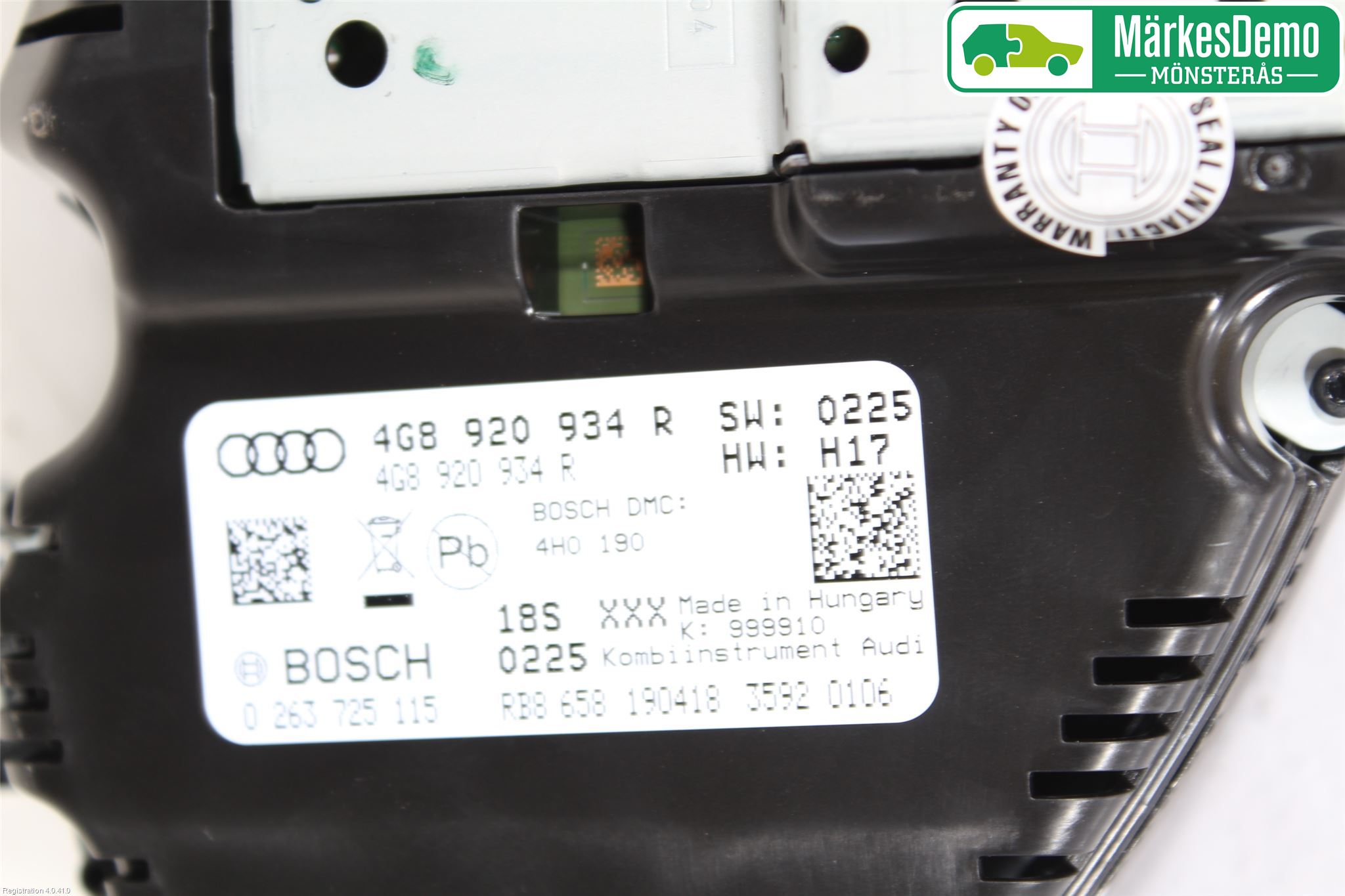 Audi A6/S6 4G 11-18 Instr Kombinert