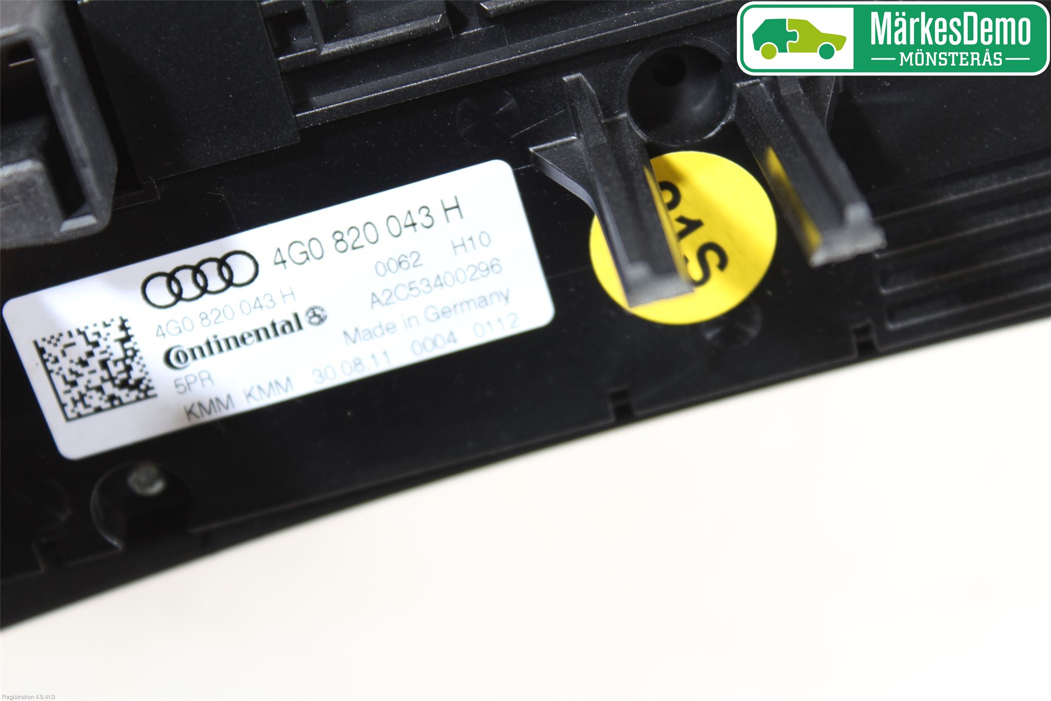Audi A6/S6 4G 11-18 Varme Ac Betjening-Display