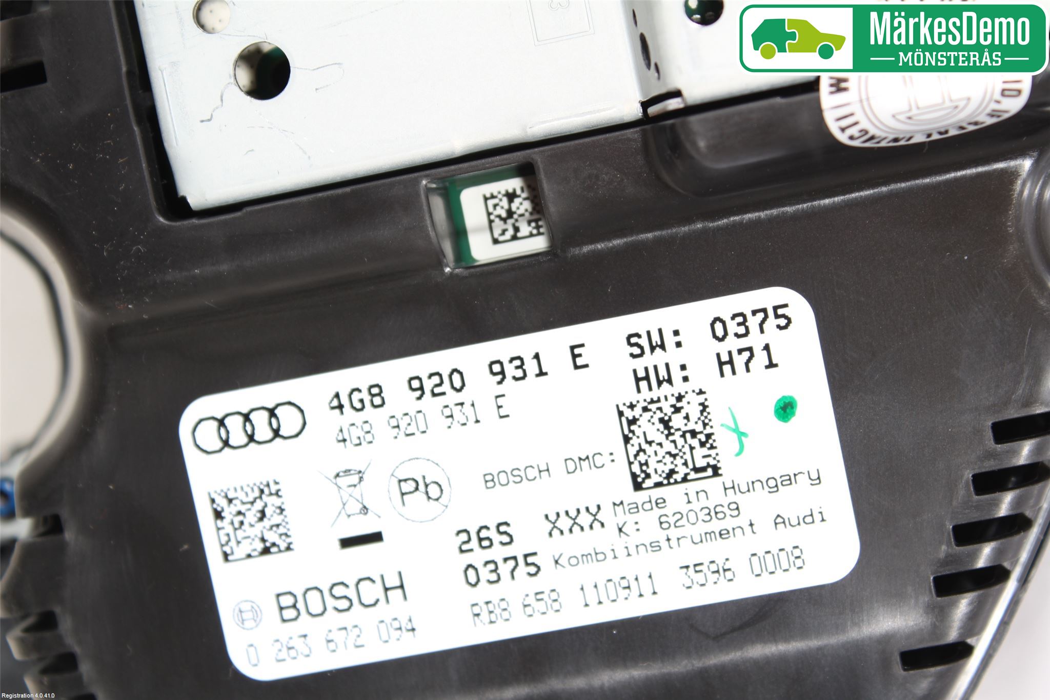 Audi A6/S6 4G 11-18 Instr Kombinert