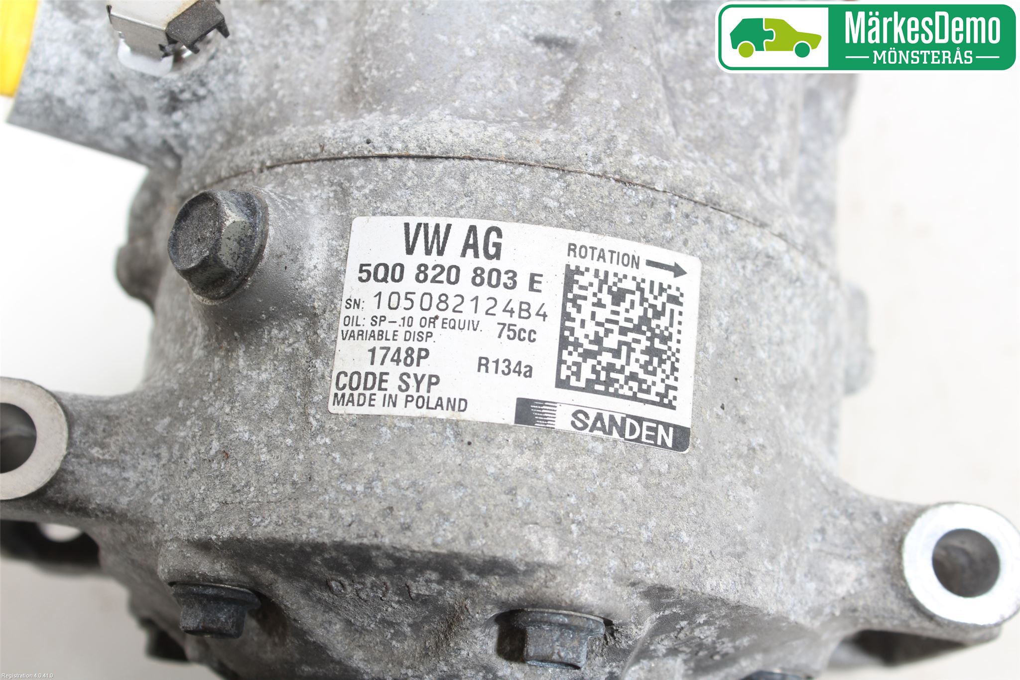 Skoda FABIA 15-21 Varme Ac Kompressor