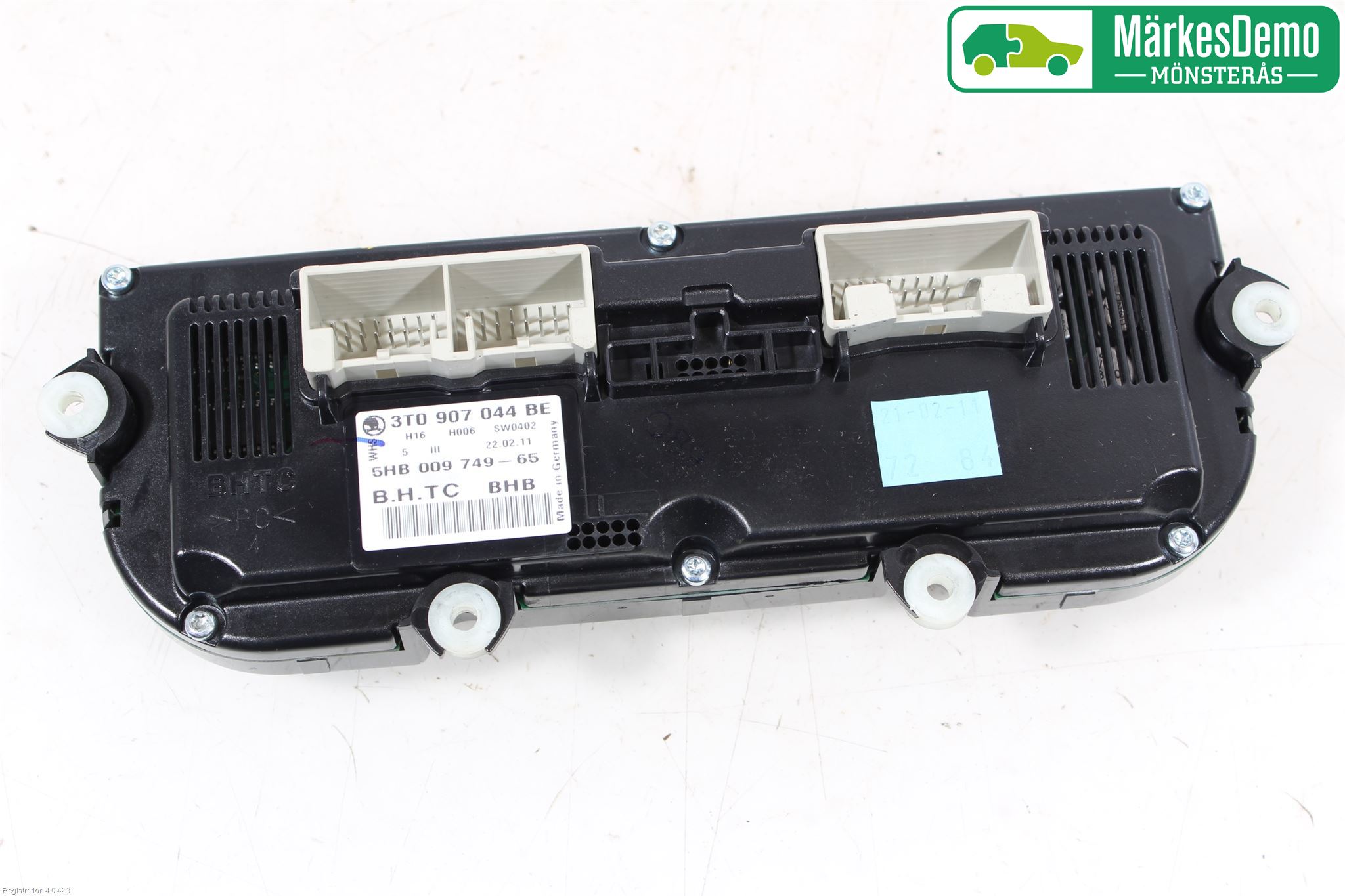 Skoda SUPERB 09-15 Varme Ac Betjening-Display