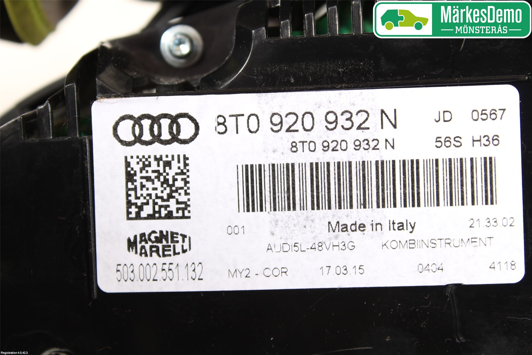 Audi A5 07-16 Instr Kombinert