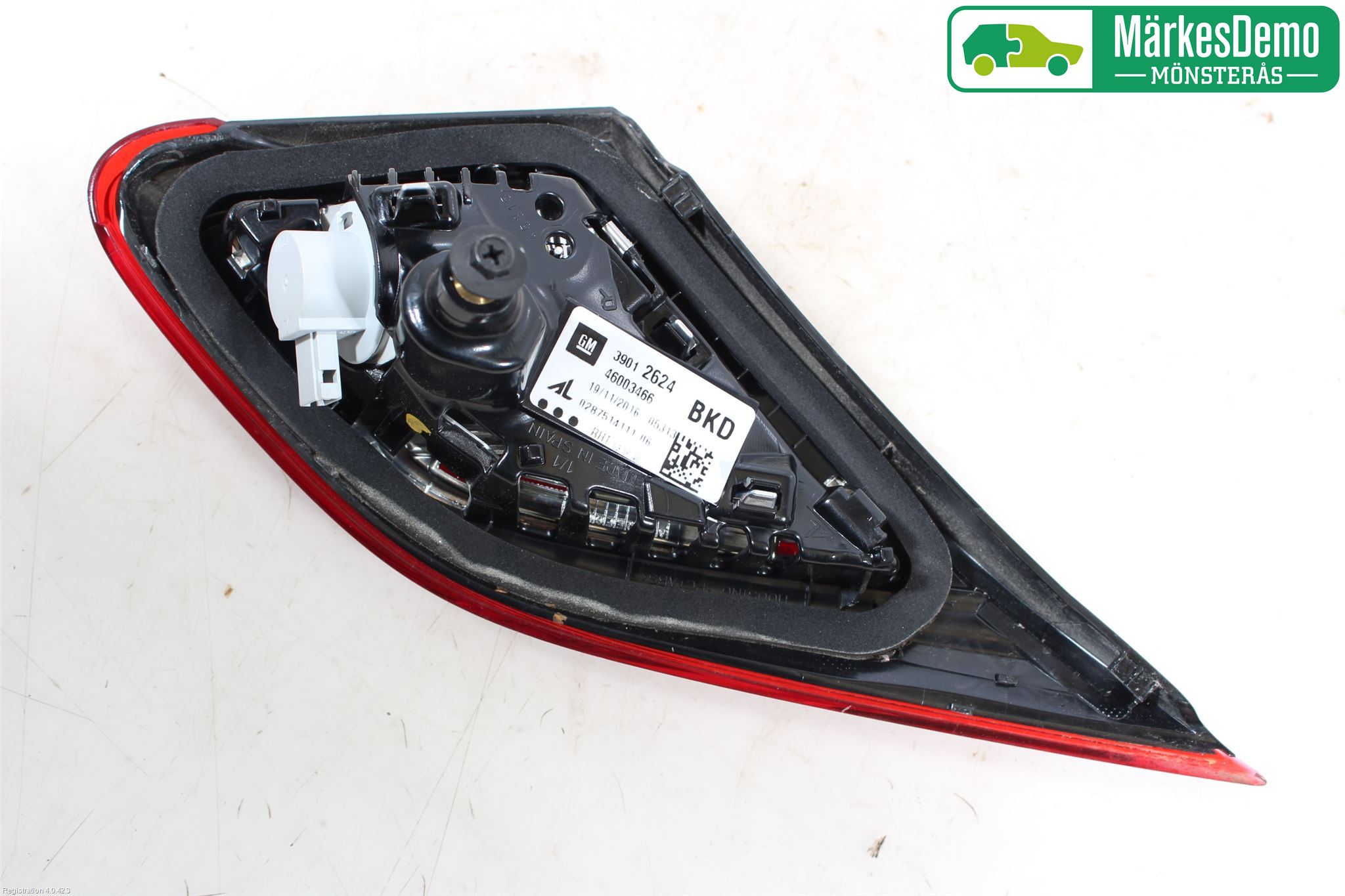 Opel CORSA E 15-19 Baklykt Høyre  På Luke(Indre)