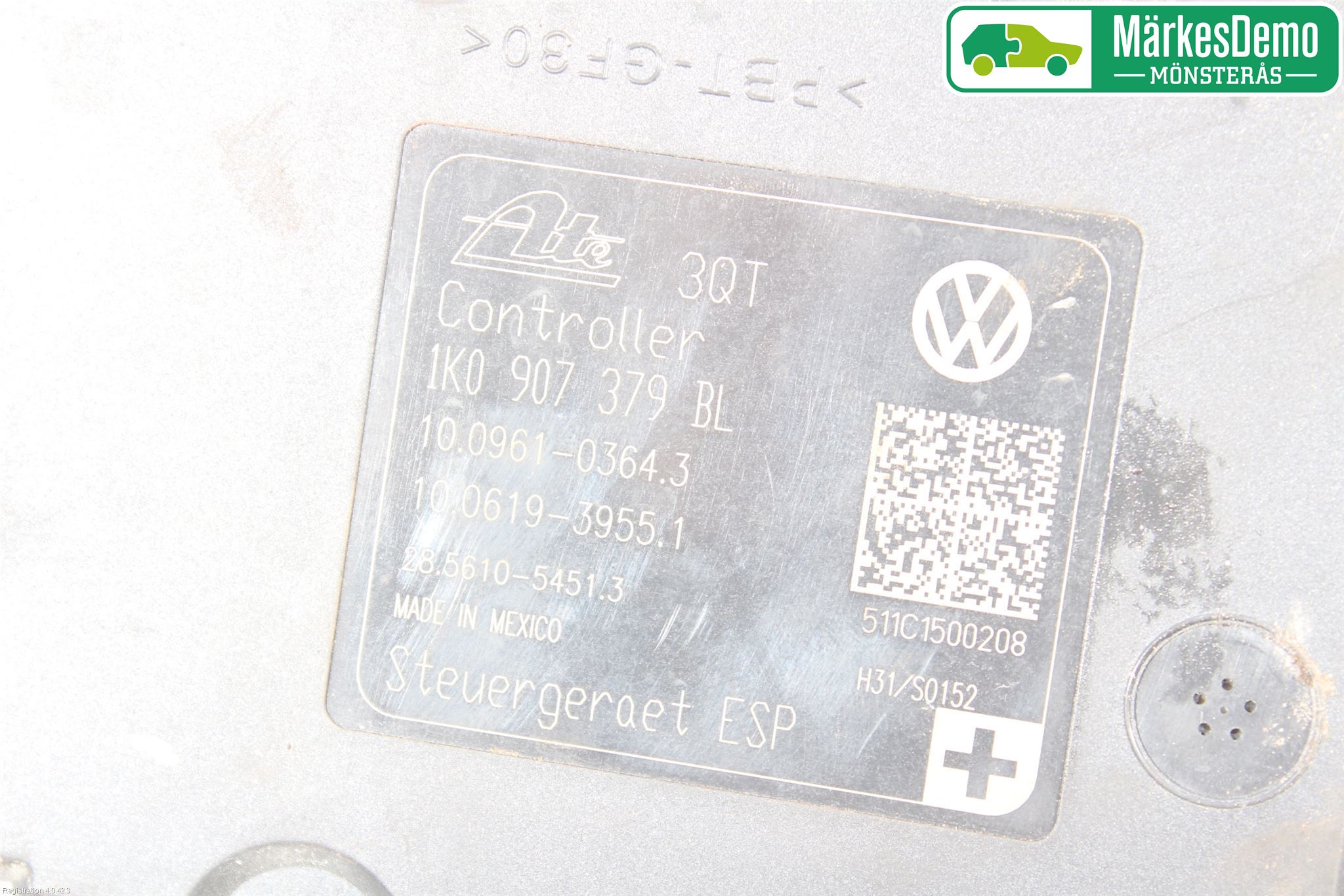 Volkswagen VW GOLF VI 09-13 Abs Hydraulikkaggregat