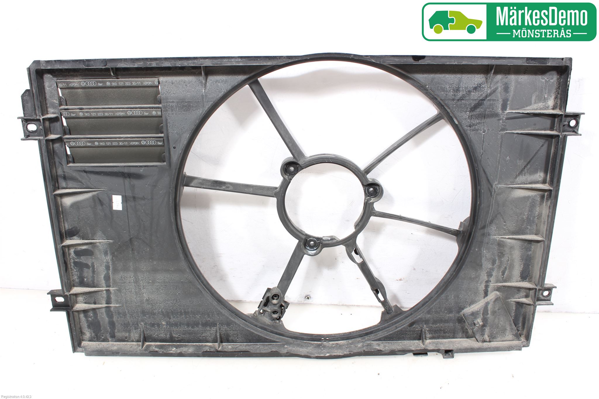Volkswagen VW GOLF VI 09-13 Kjølevifte-Radiator Hus-Kåpe