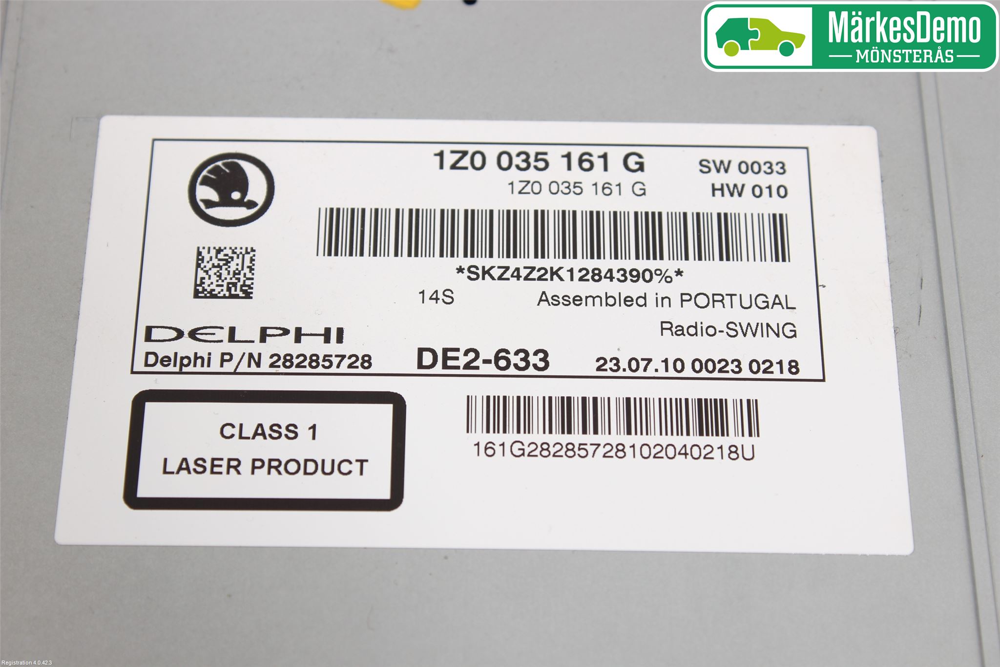 Skoda OCTAVIA (1Z) 05-13 Stereo Radio