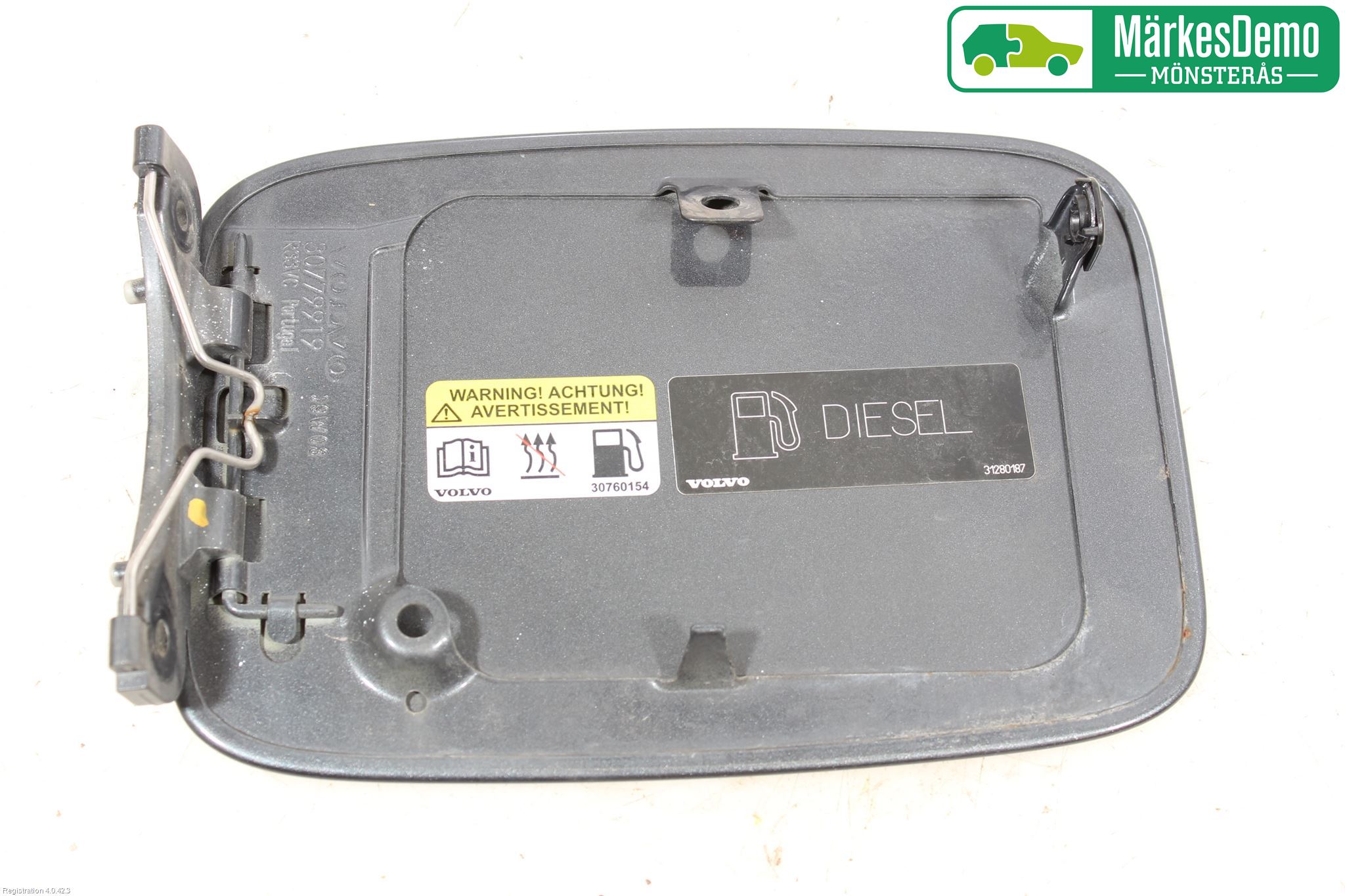 Volvo V50 08-12 Drivstoff Tankluke