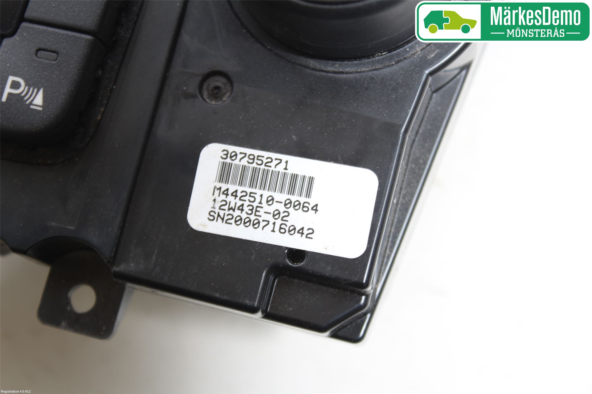 Volvo V70 08-13 Varme Ac Betjening-Display