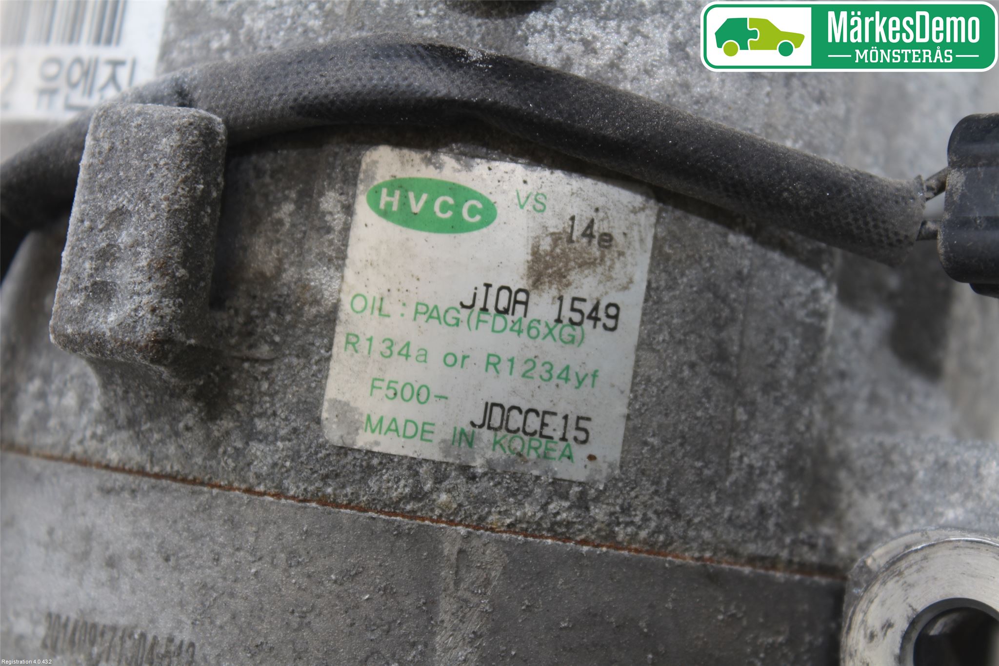 Kia CEED 12-18 Varme Ac Kompressor