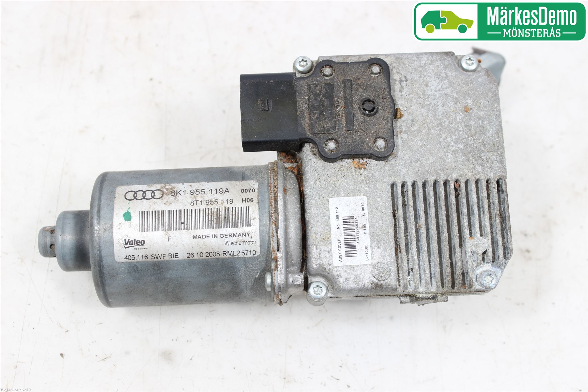 Audi A4/S4 08-11 Viskermotor Frontrute