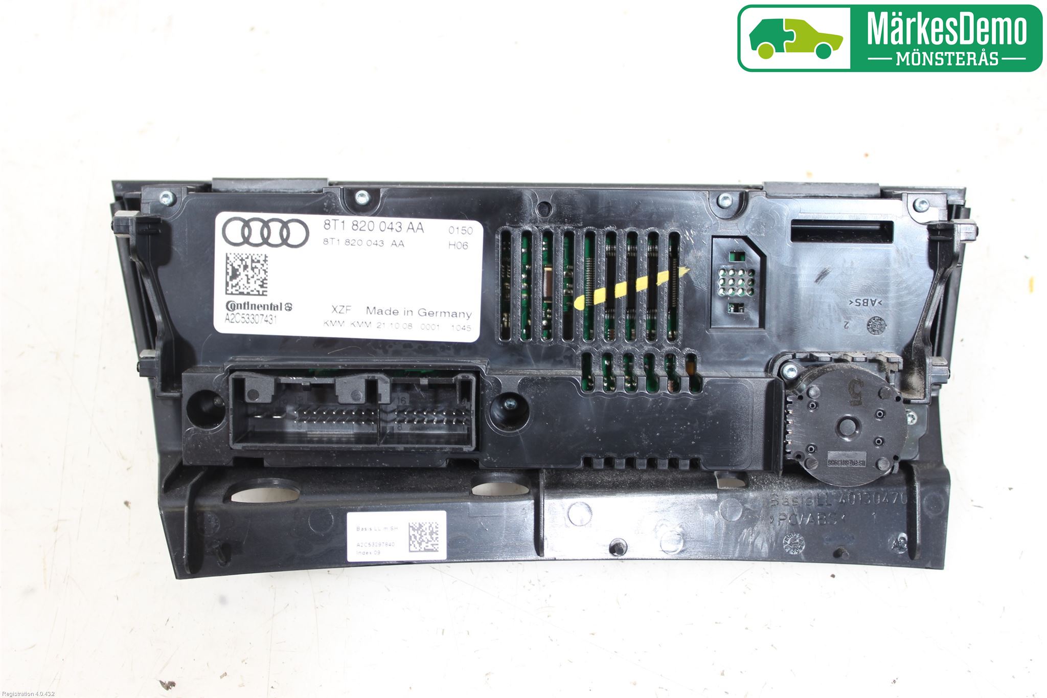 Audi A4/S4 08-11 Varme Ac Betjening-Display