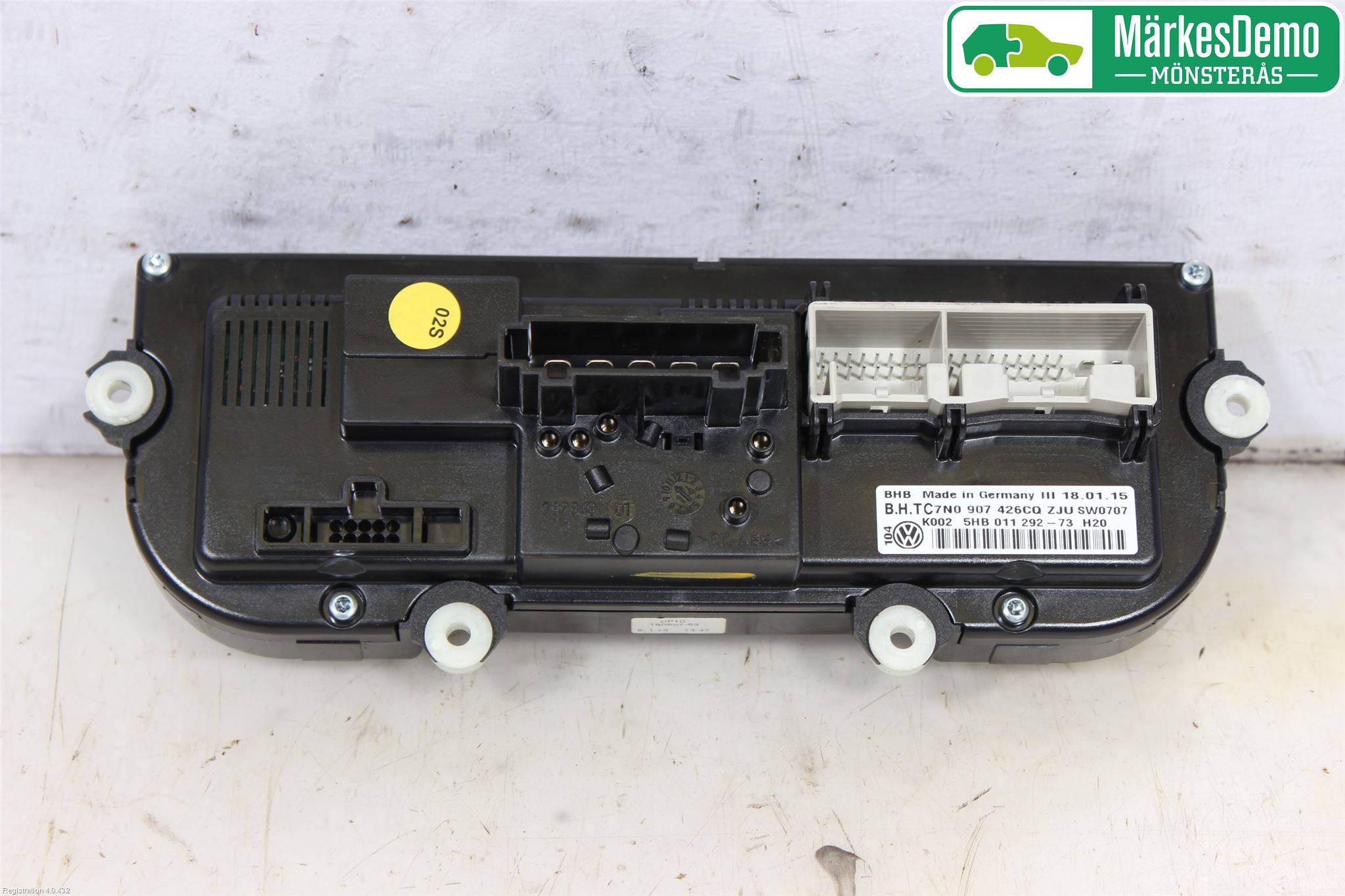Volkswagen VW CADDY 11-15 Varme Ac Betjening-Display