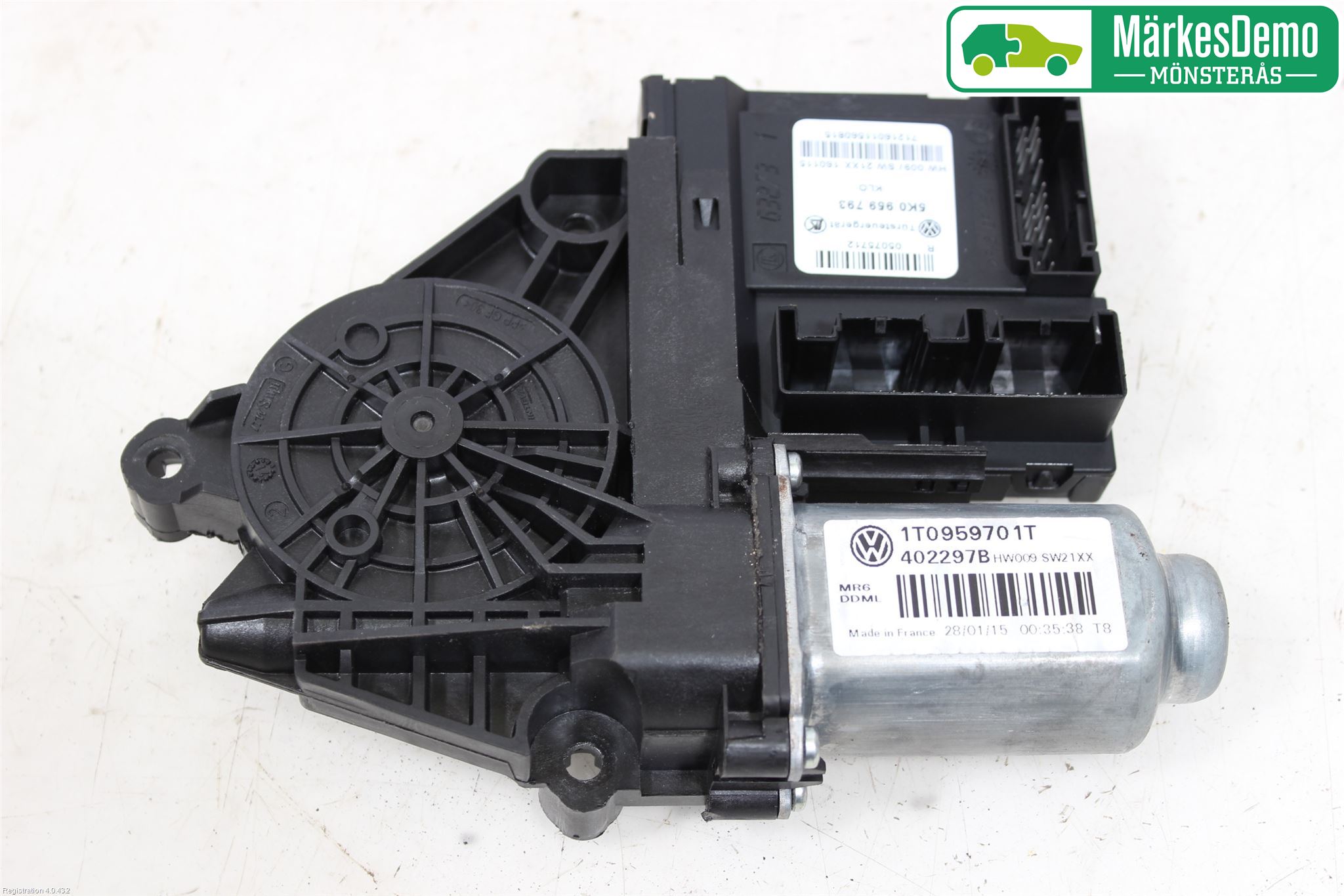 Volkswagen VW CADDY 11-15 Vindusheismotor