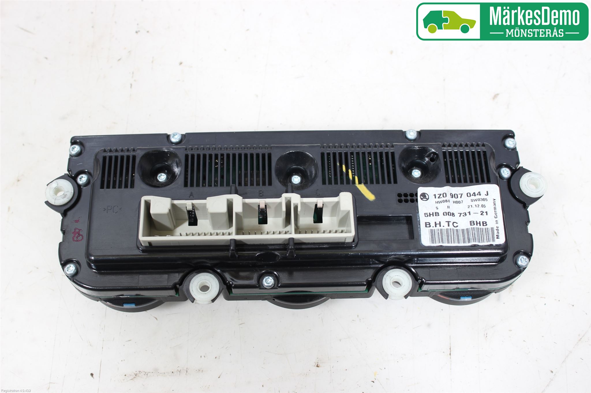 Skoda OCTAVIA (1Z) 05-13 Varme Ac Betjening-Display