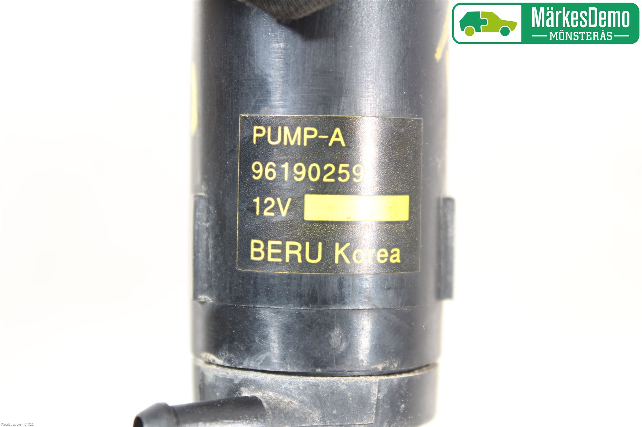 GM CHEVROLET SPARK Spylerpumpe Bakluke