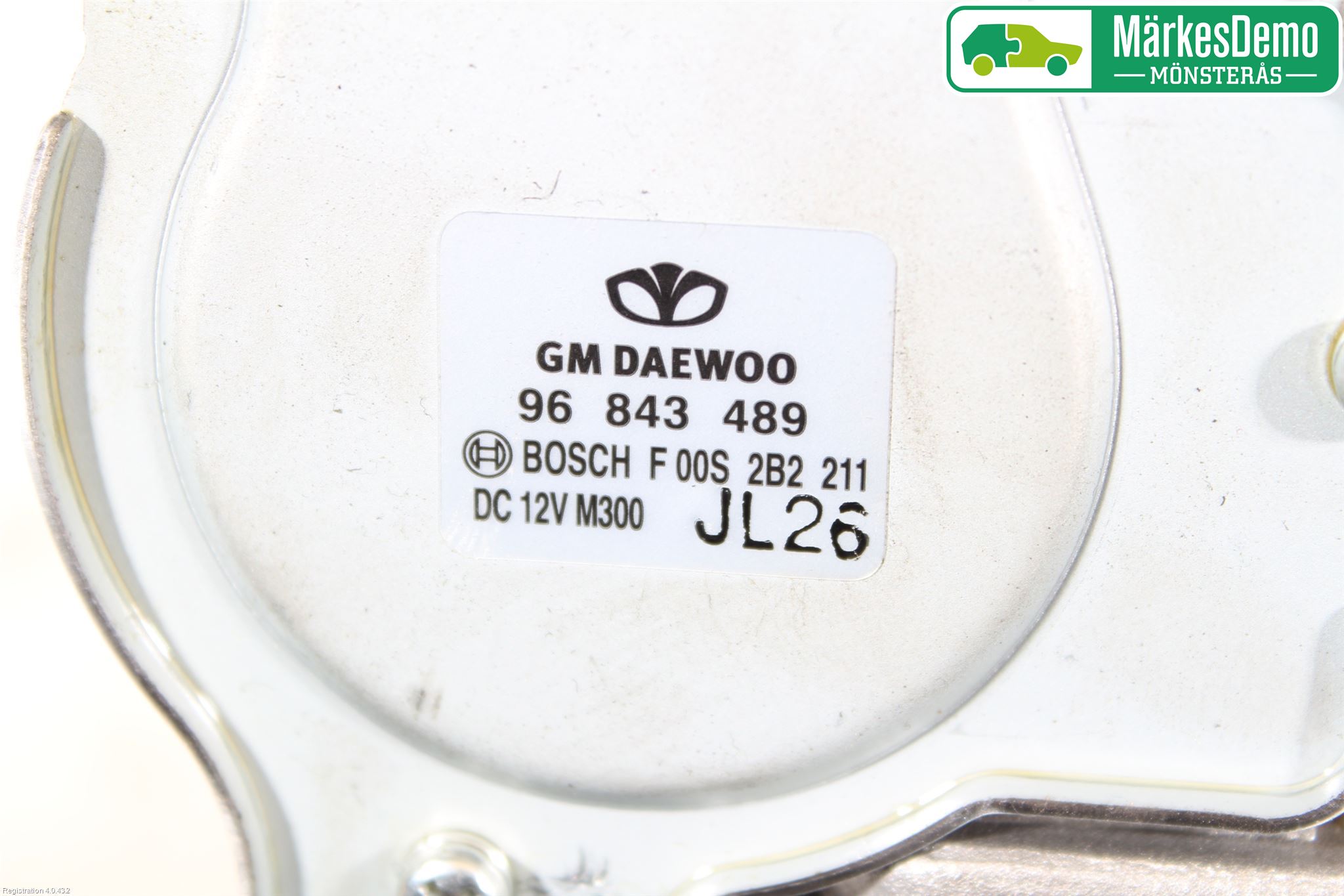 GM CHEVROLET SPARK Viskermotor Bakluke