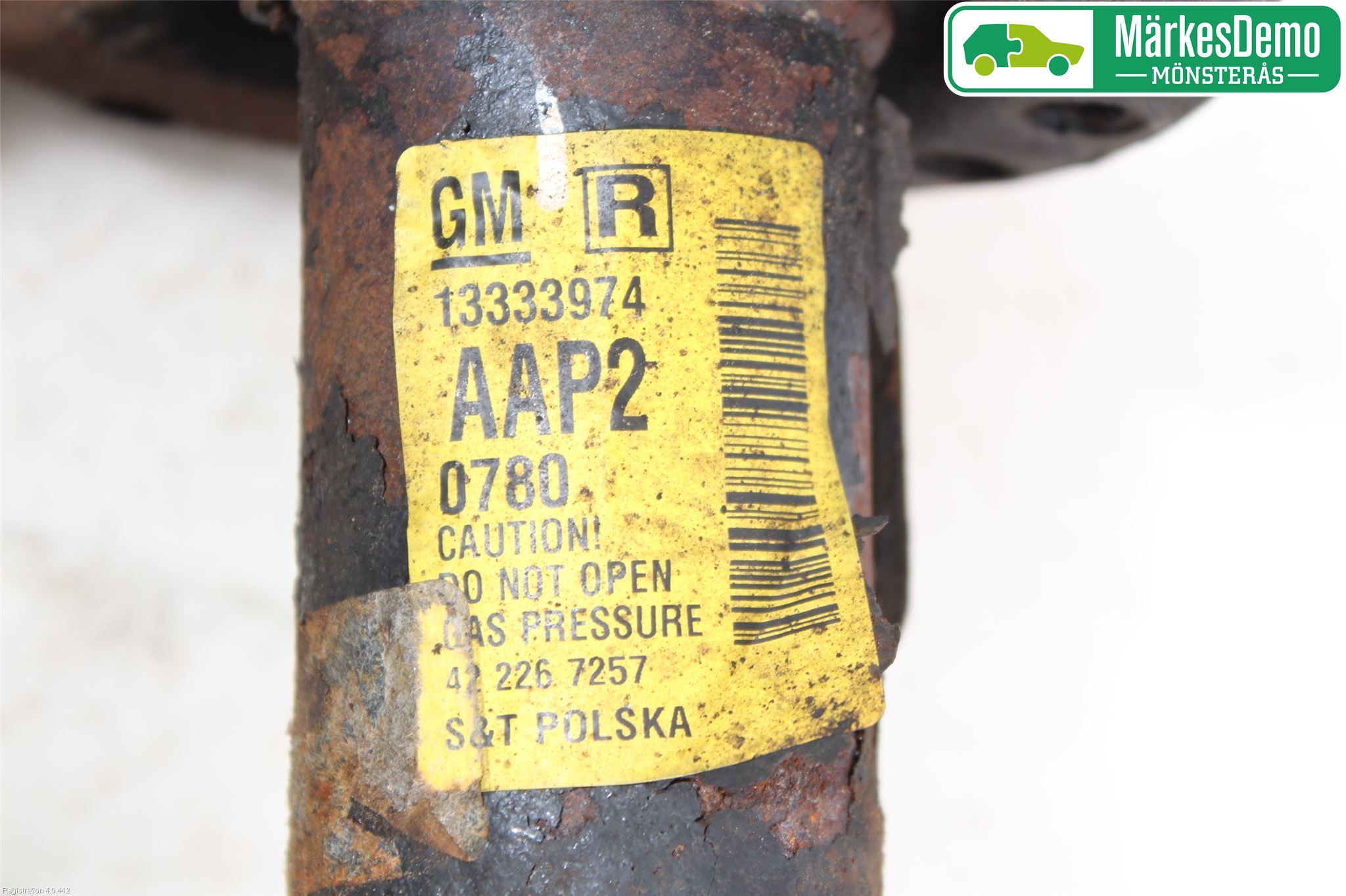 Opel ASTRA J 10-15 Fjærbein Foran Høyre