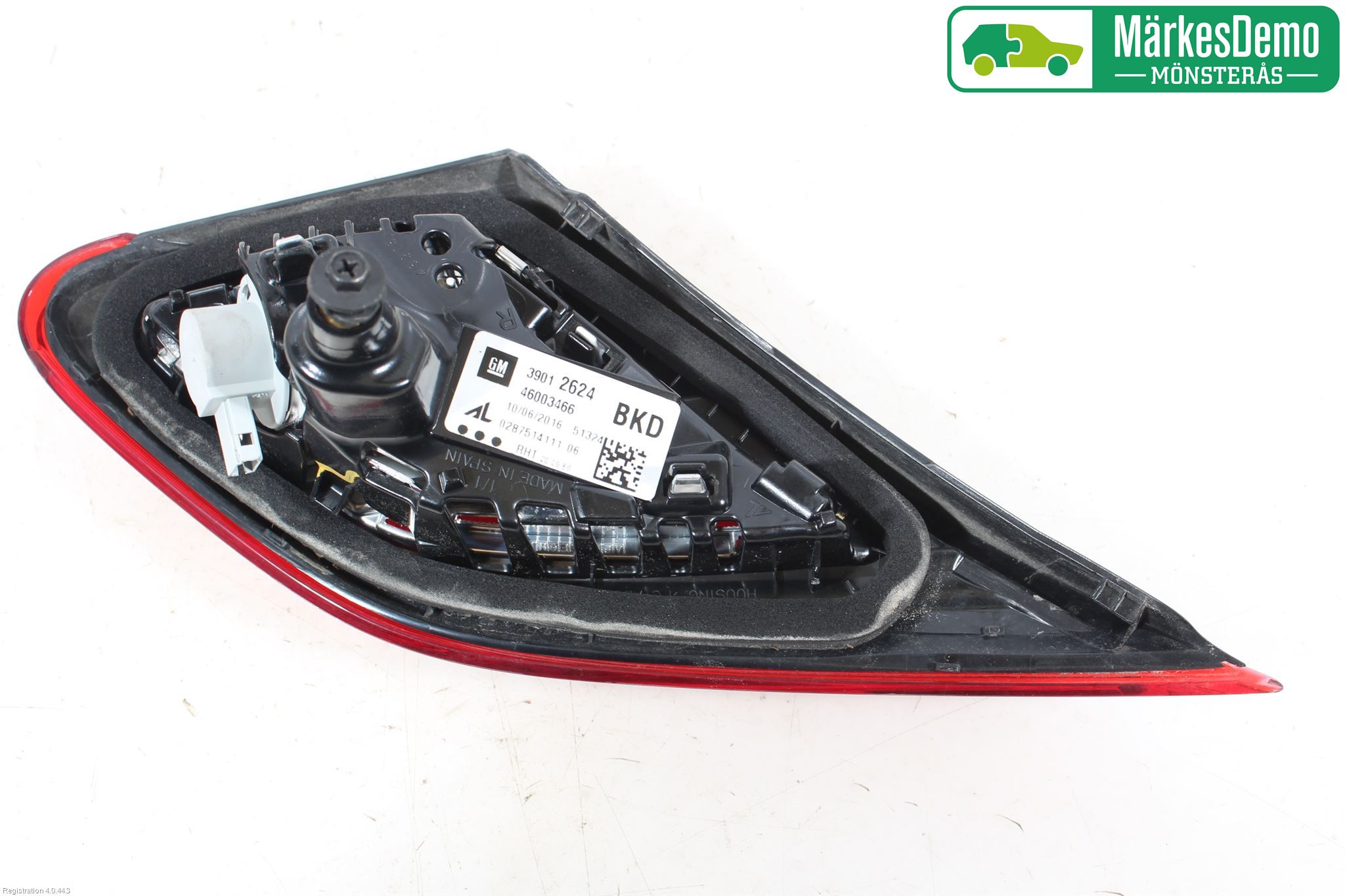Opel CORSA E 15-19 Baklykt Høyre  På Luke(Indre)