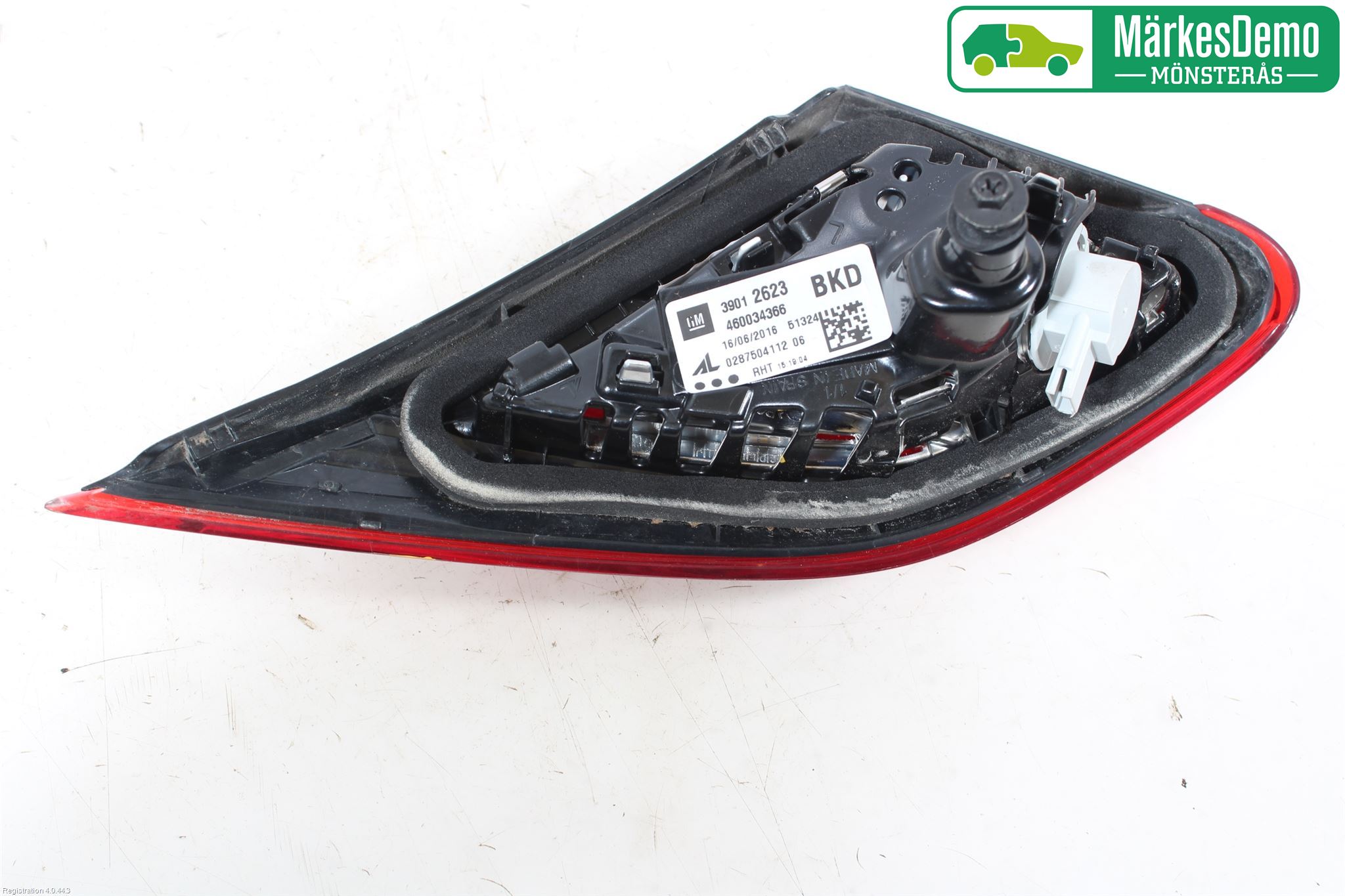 Opel CORSA E 15-19 Baklykt Venstre  På Luke(Indre