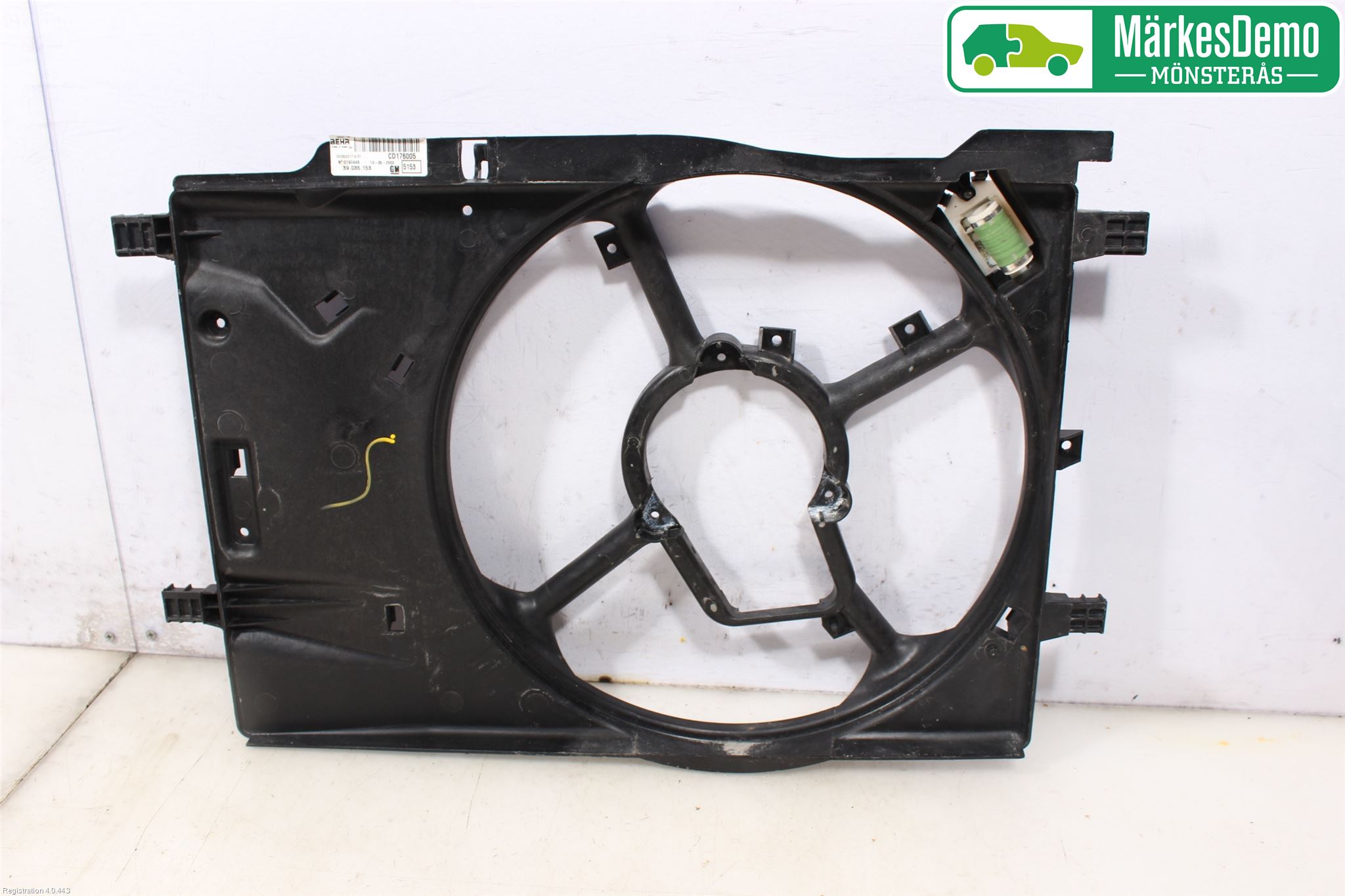 Opel CORSA E 15-19 Kjølevifte-Radiator Hus-Kåpe