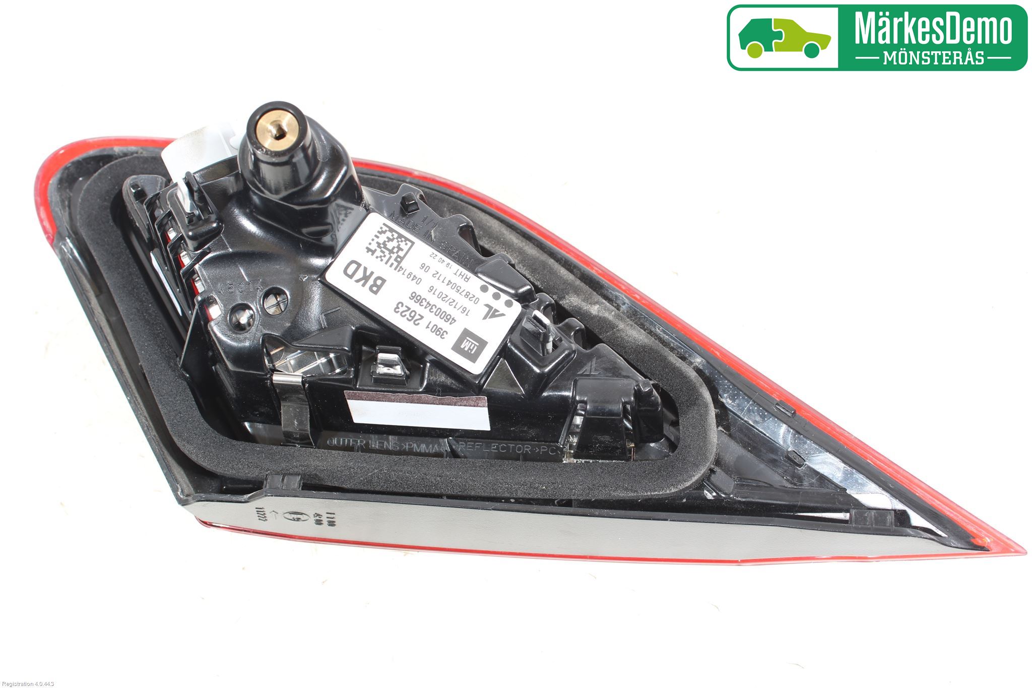 Opel CORSA E 15-19 Baklykt Venstre  På Luke(Indre