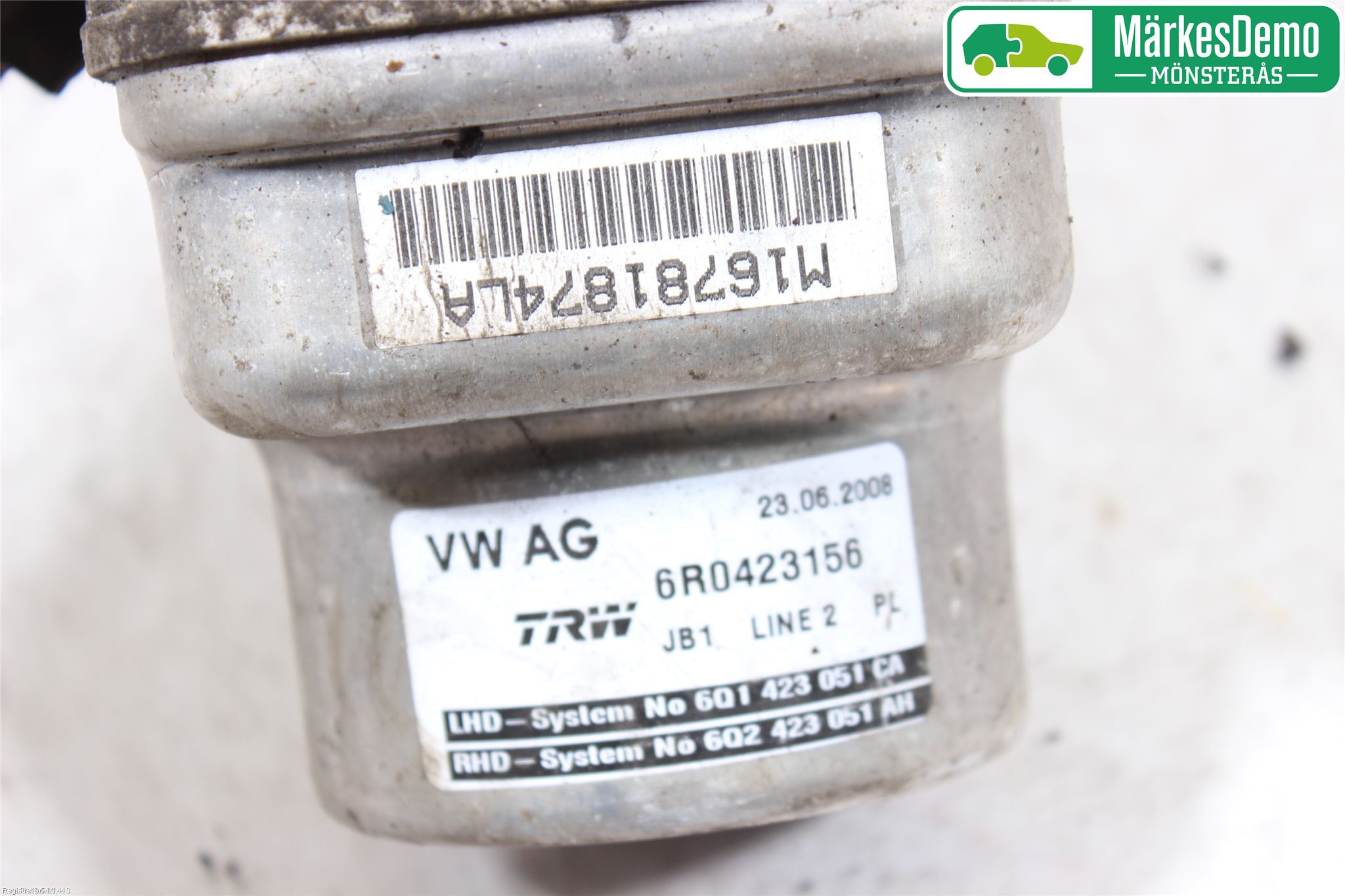 Skoda FABIA 07-14 Servostyring Eletrisk Pumpe