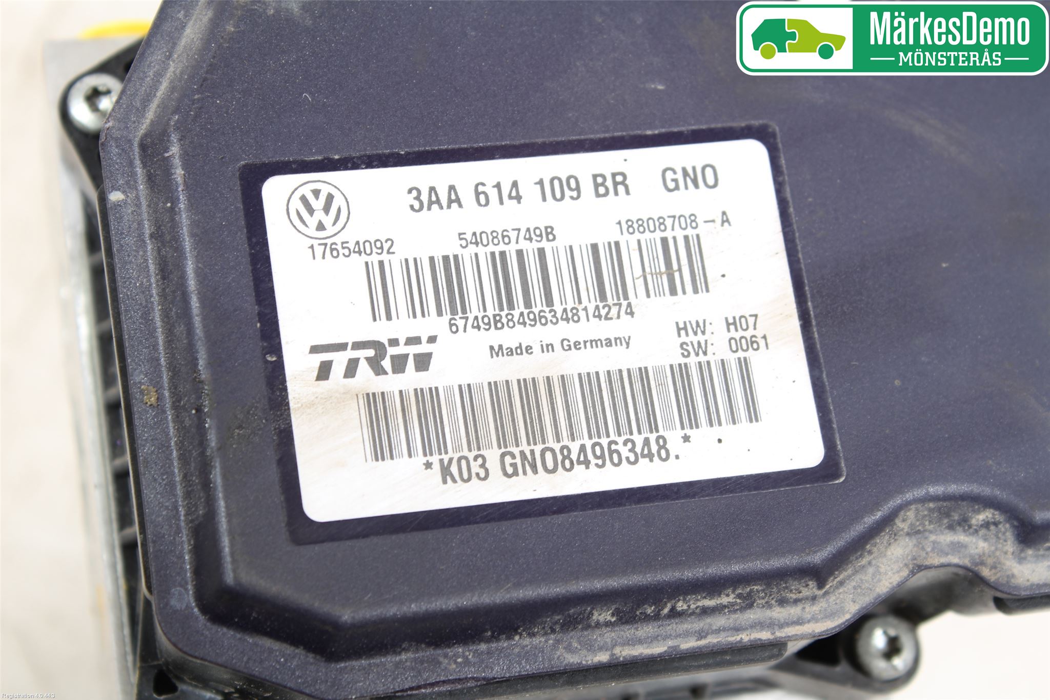 Volkswagen VW PASSAT 11-14 Abs Hydraulikkaggregat