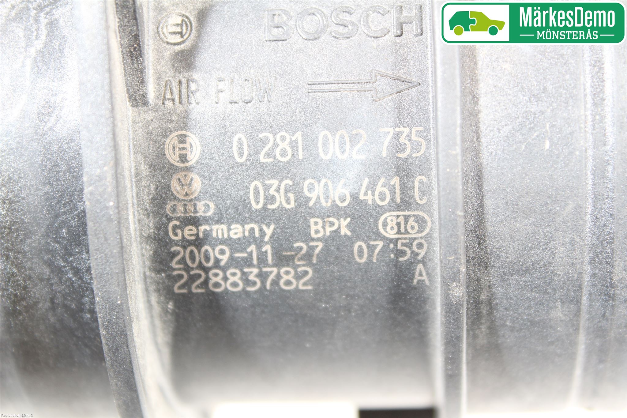 Volkswagen VW PASSAT 05-11 Inns Luftmassemåler
