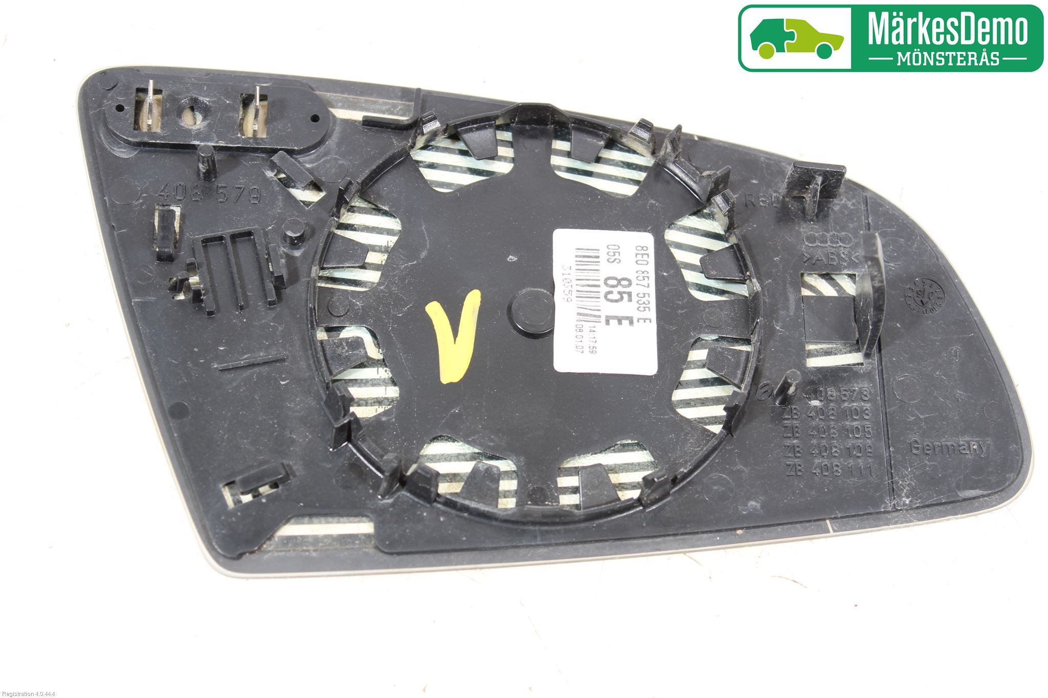 Audi A4/S4 05-07 Speil Glass V