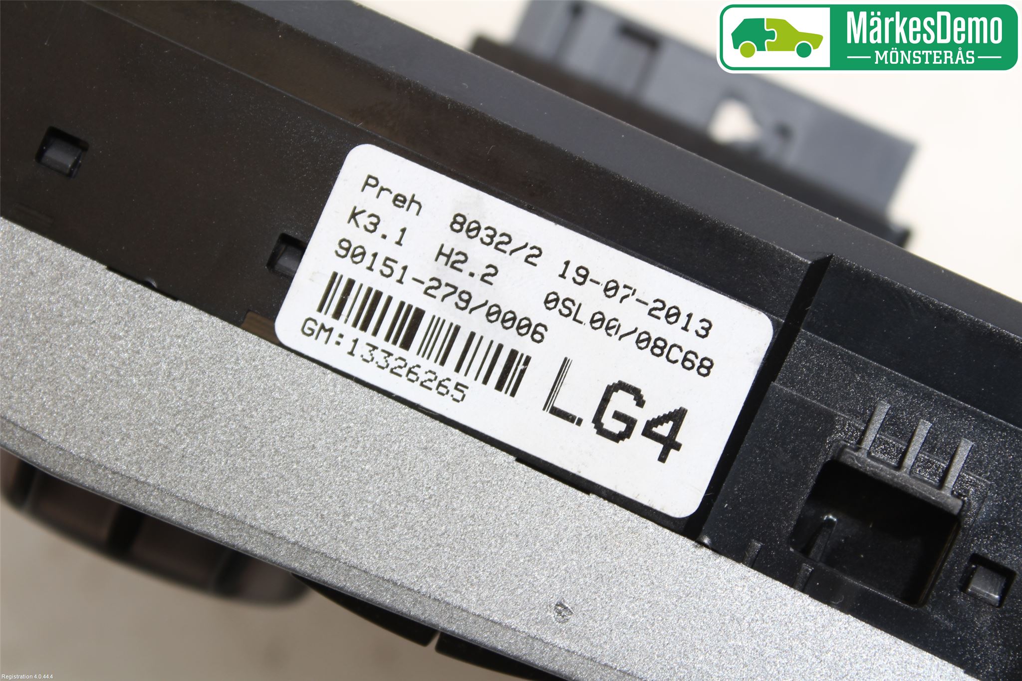Opel CORSA D 07-14 Varme Ac Betjening-Display