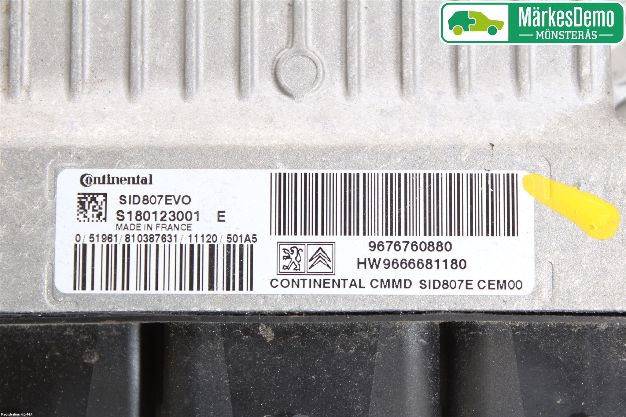 Peugeot 308 08-13 Styreenhet Innsprøytning