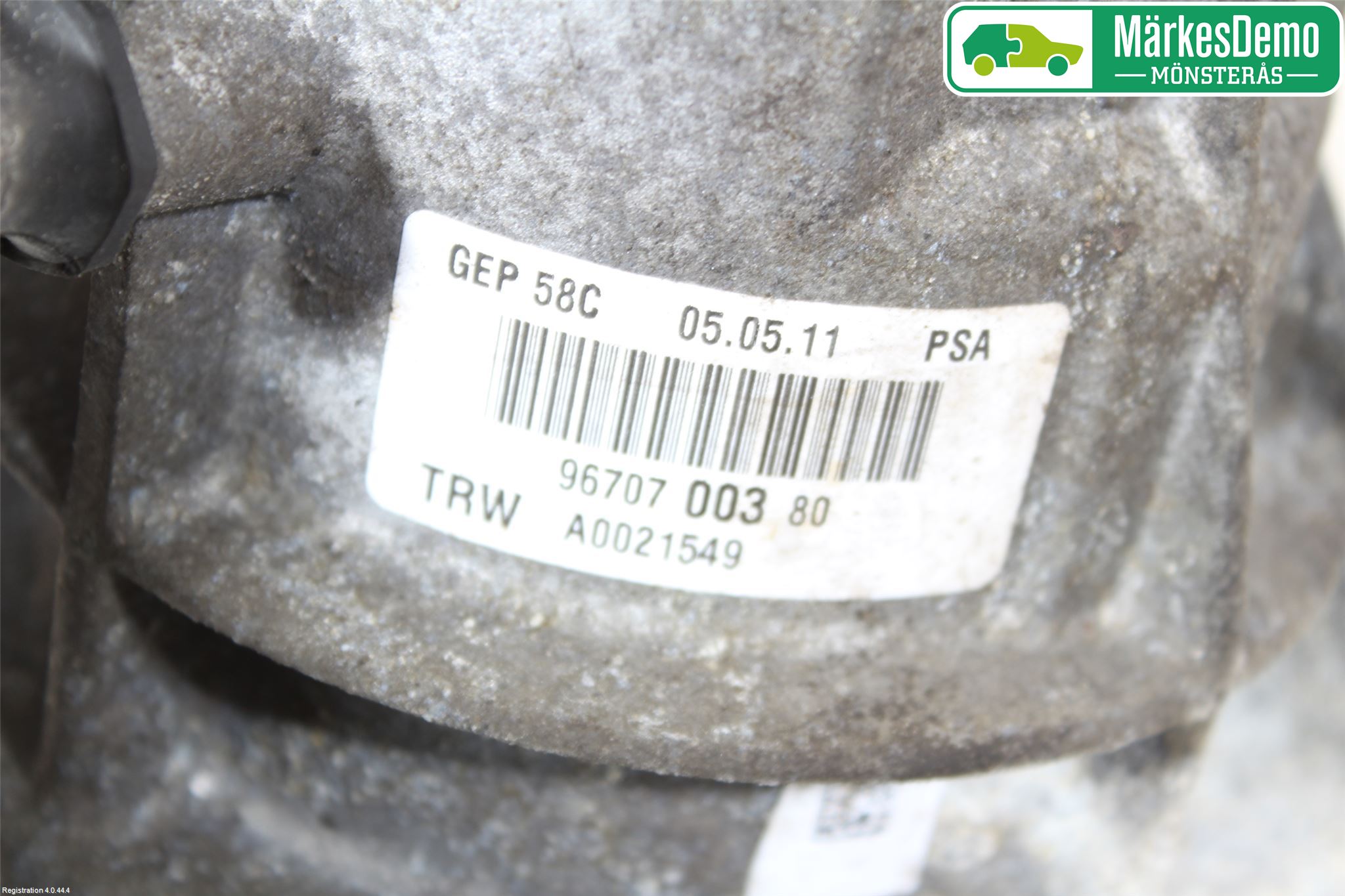 Peugeot 308 08-13 Servostyring Eletrisk Pumpe