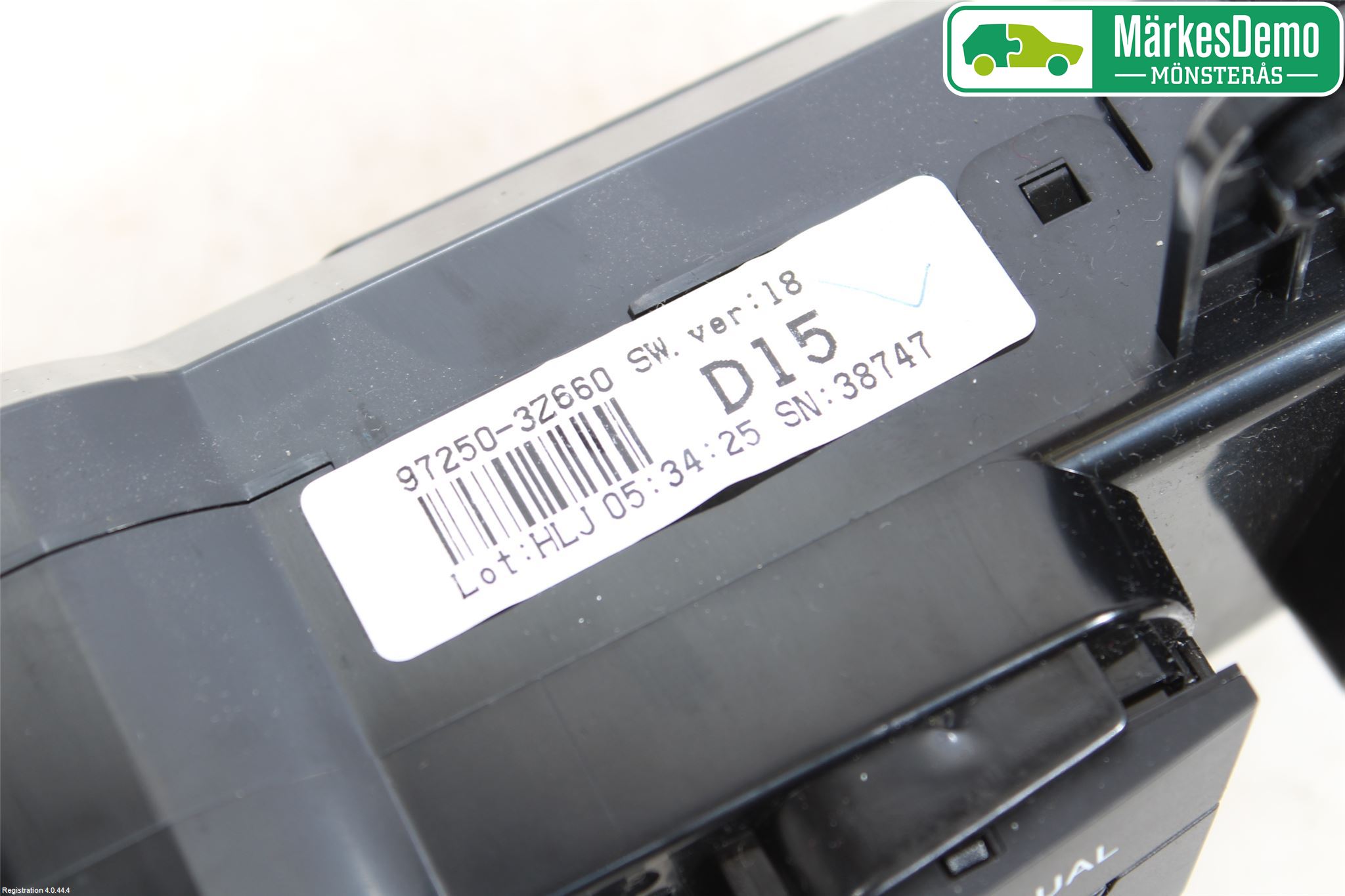 Hyundai i40 08-15 Varme Ac Betjening-Display