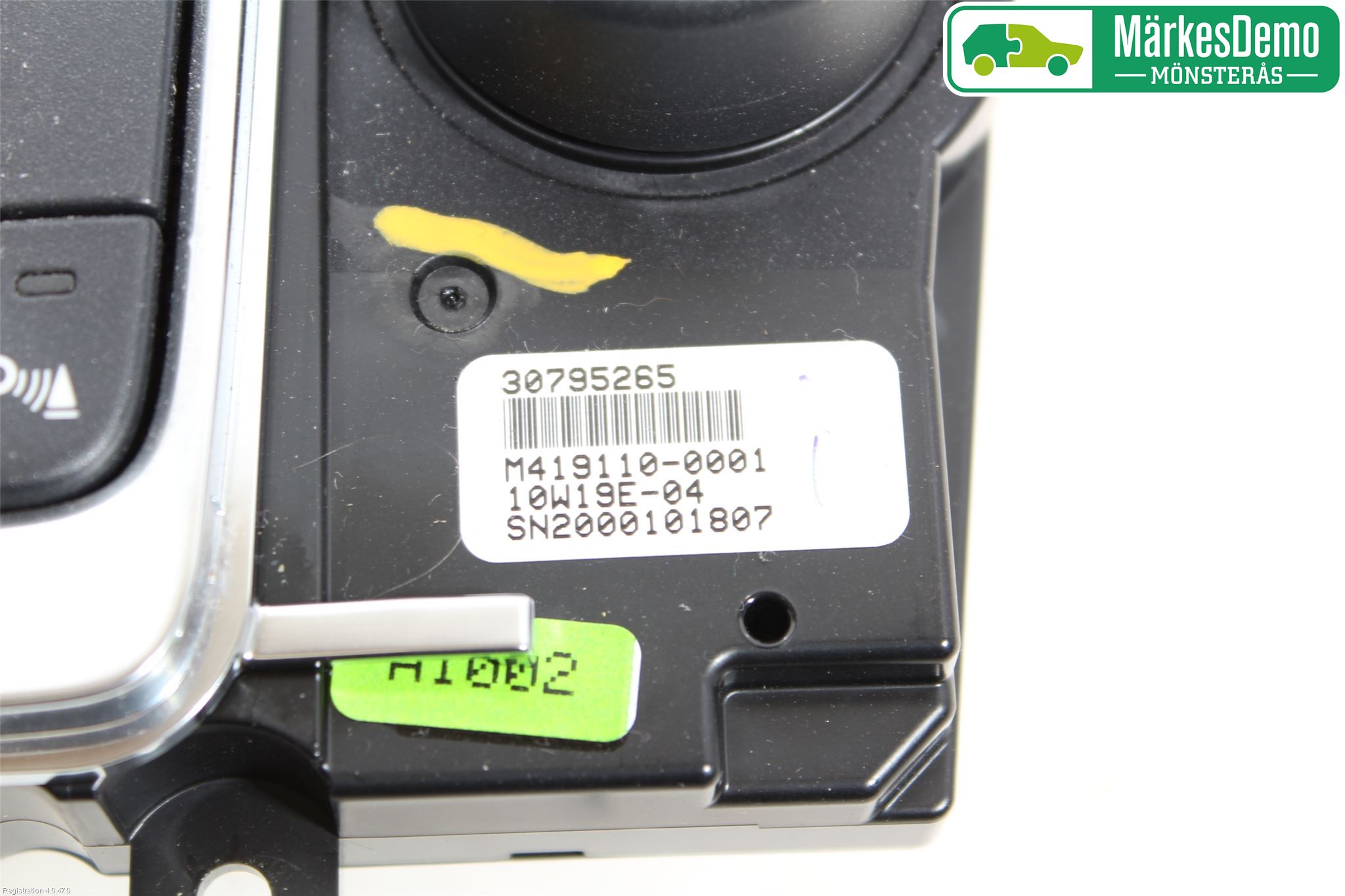 Volvo S60 11-13 Varme Ac Betjening-Display