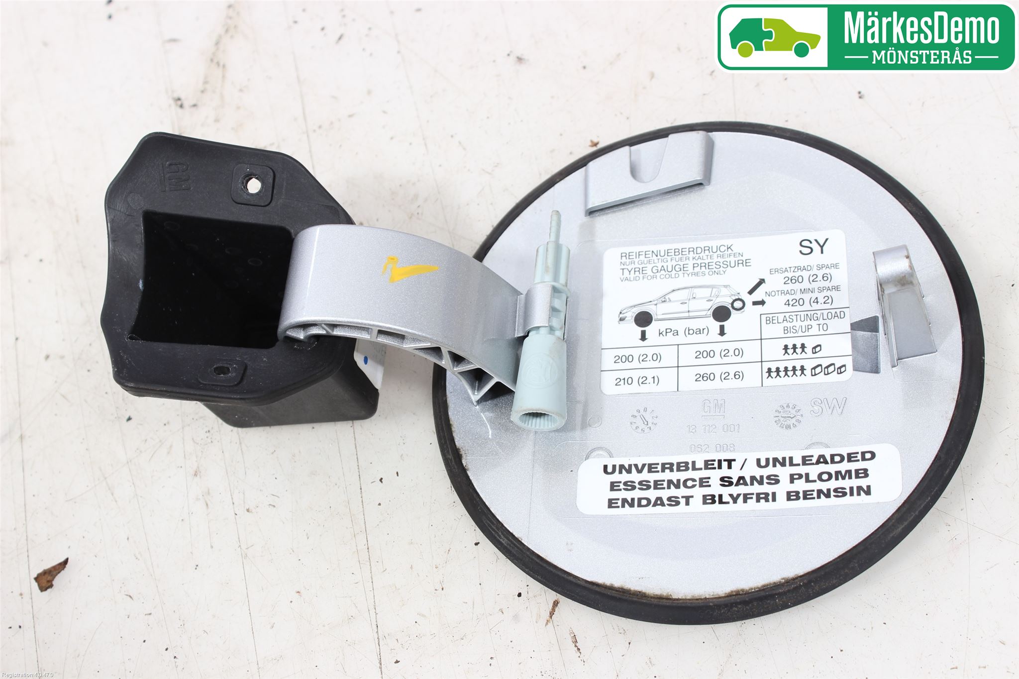 Opel ASTRA H 04-12 Drivstoff Tankluke