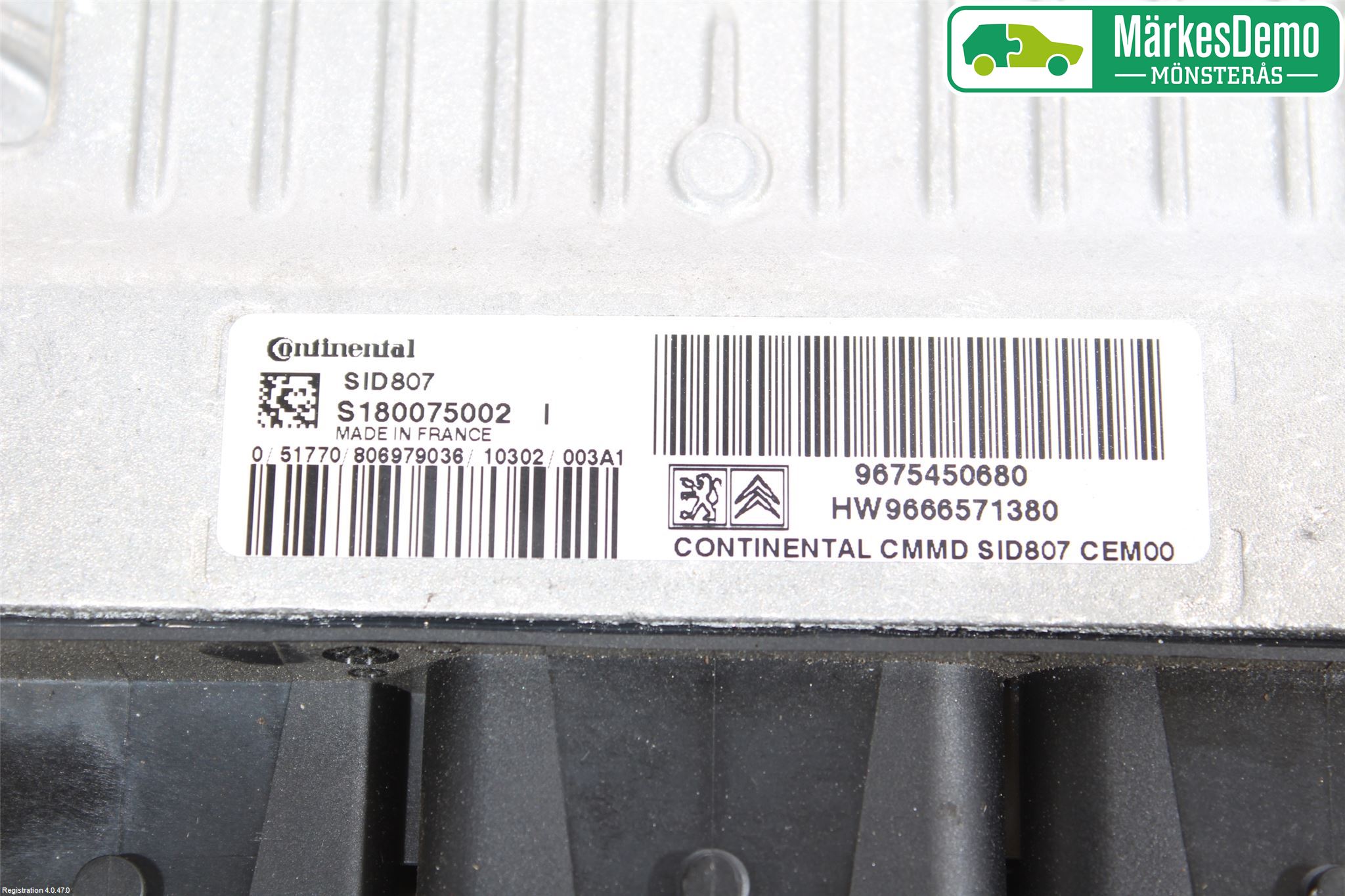 Peugeot 308 08-13 Styreenhet Innsprøytning