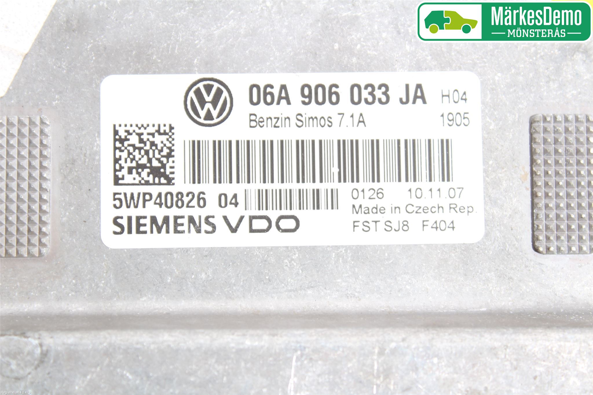 Volkswagen VW GOLF V 04-09 Styreenhet Innsprøytning