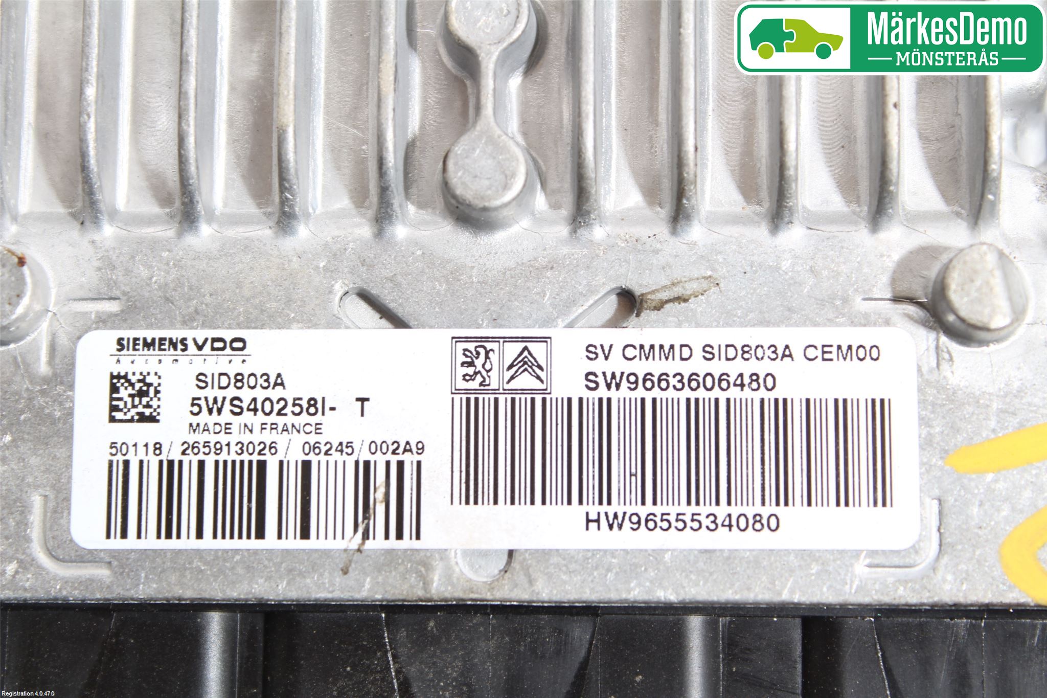 Citroen C5     05-08 Styreenhet Innsprøytning