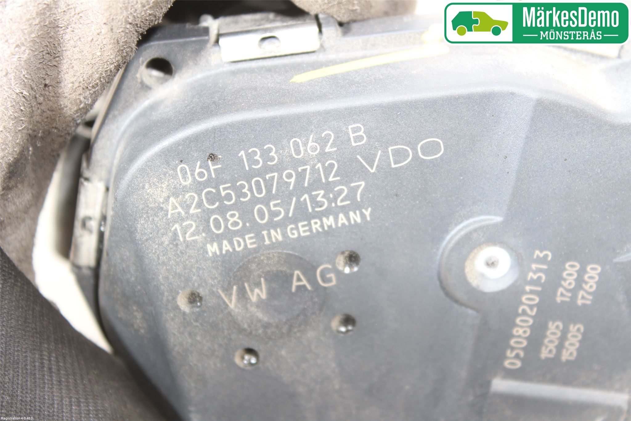 Volkswagen VW PASSAT 05-11 Inns Spjeldhus