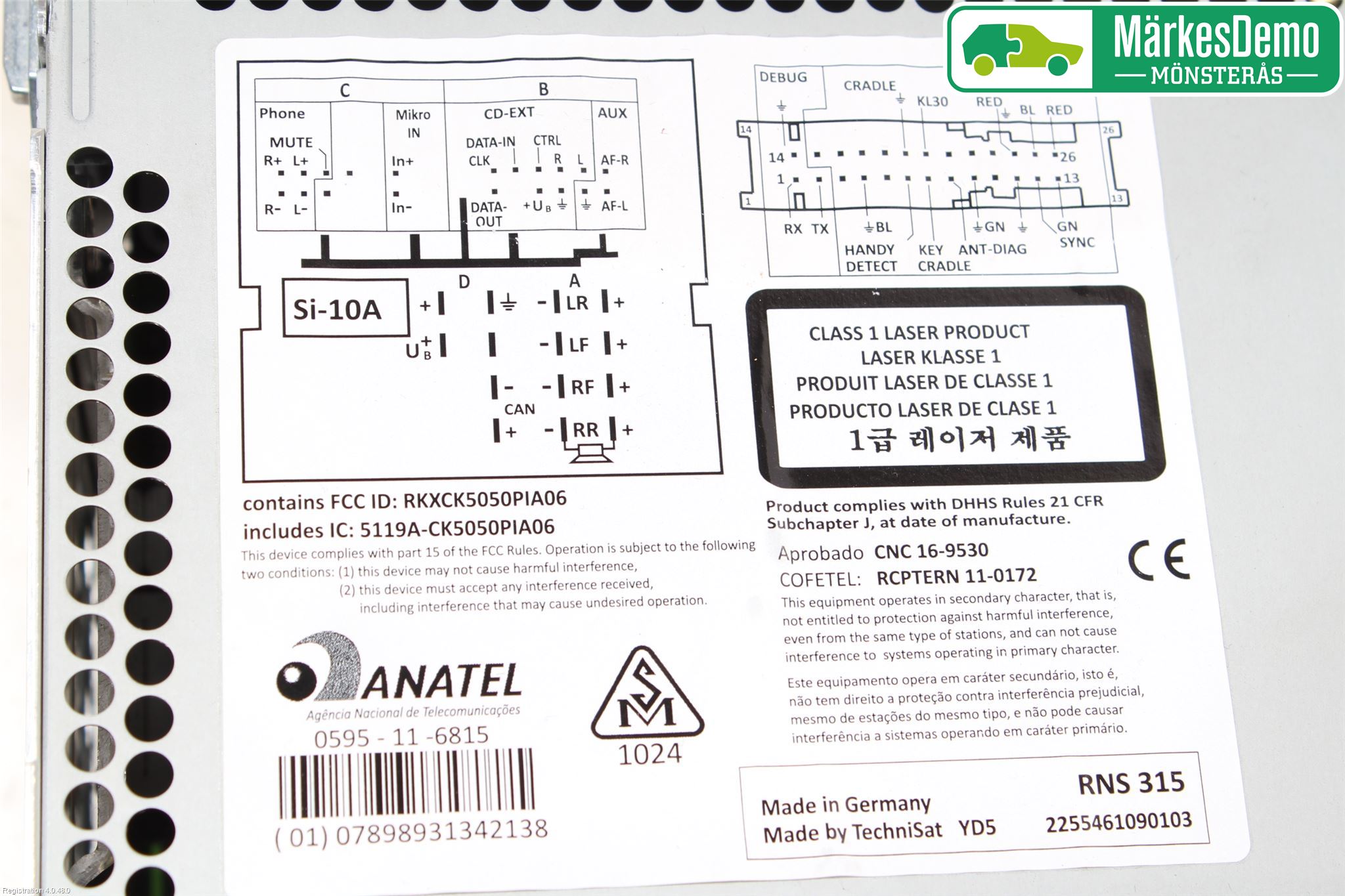 Volkswagen VW SHARAN 11- Stereo Radio