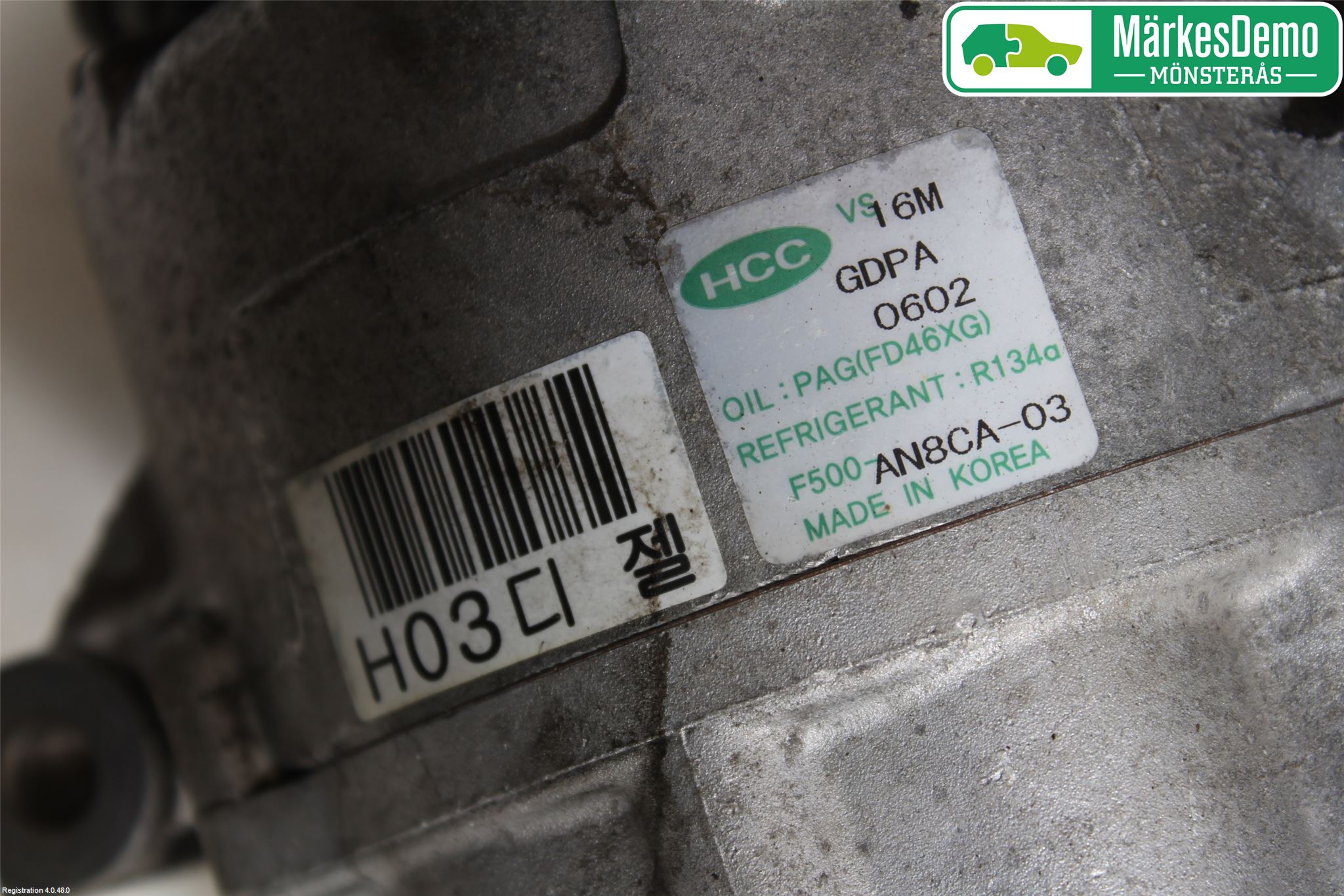 Hyundai i30 FD 07-12 Varme Ac Kompressor