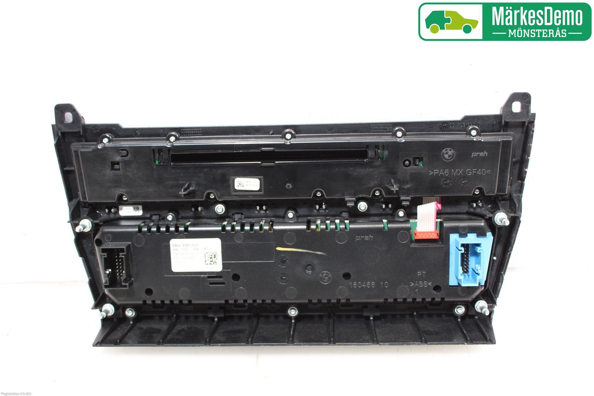 BMW 5 F10/F11/F18 09-17 Varme Ac Betjening-Display