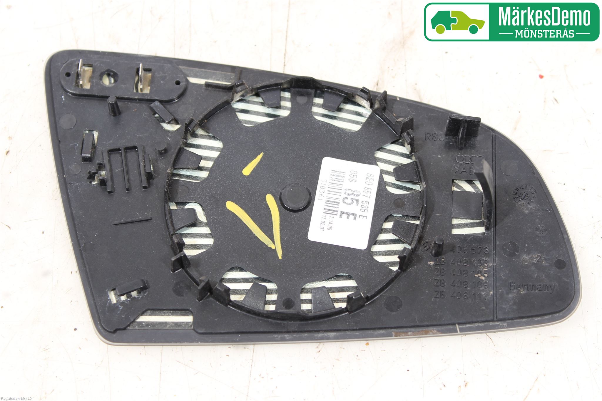 Audi A6/S6     05-11 Speil Glass V