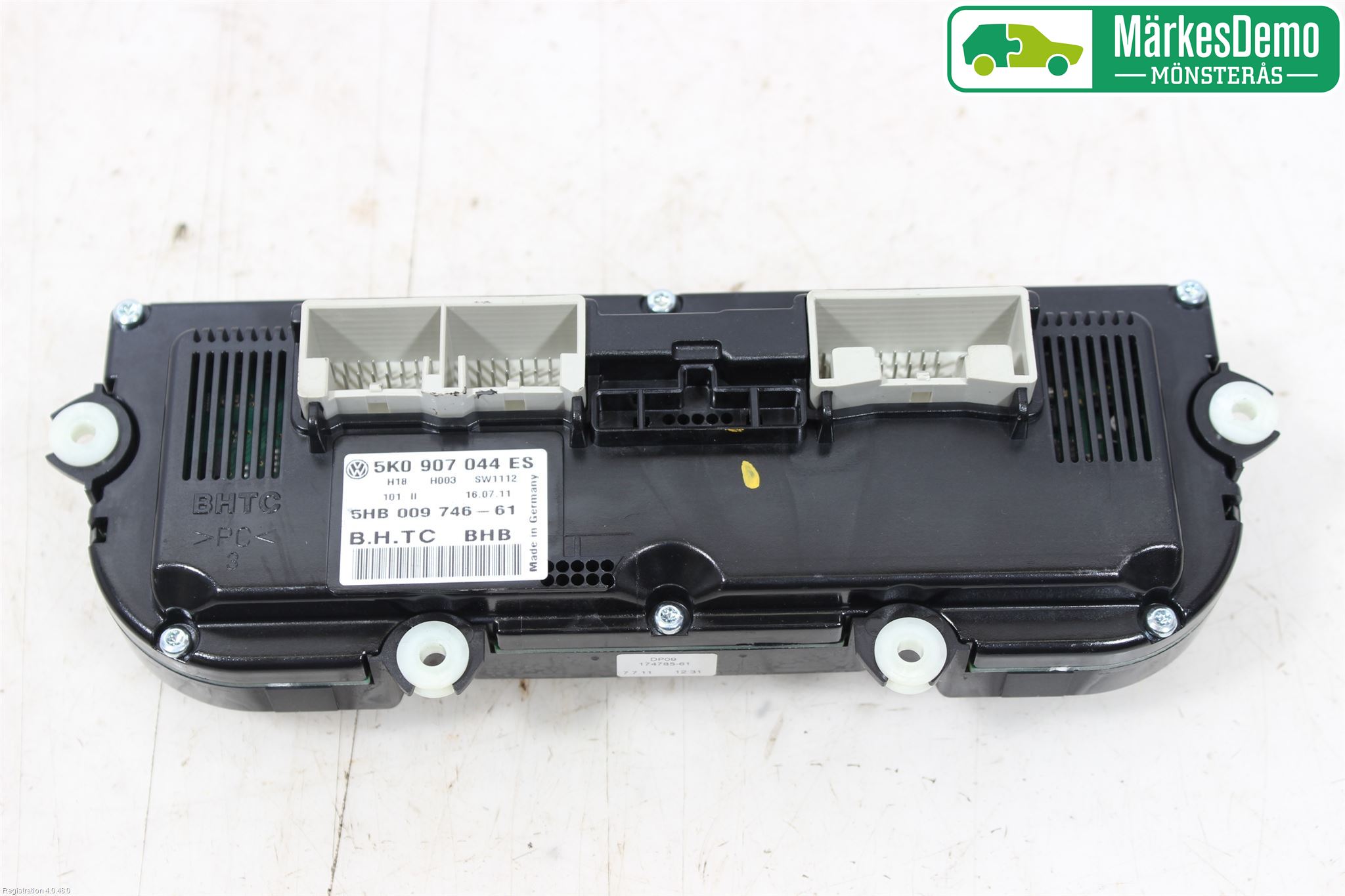 Volkswagen VW PASSAT 11-14 Varme Ac Betjening-Display