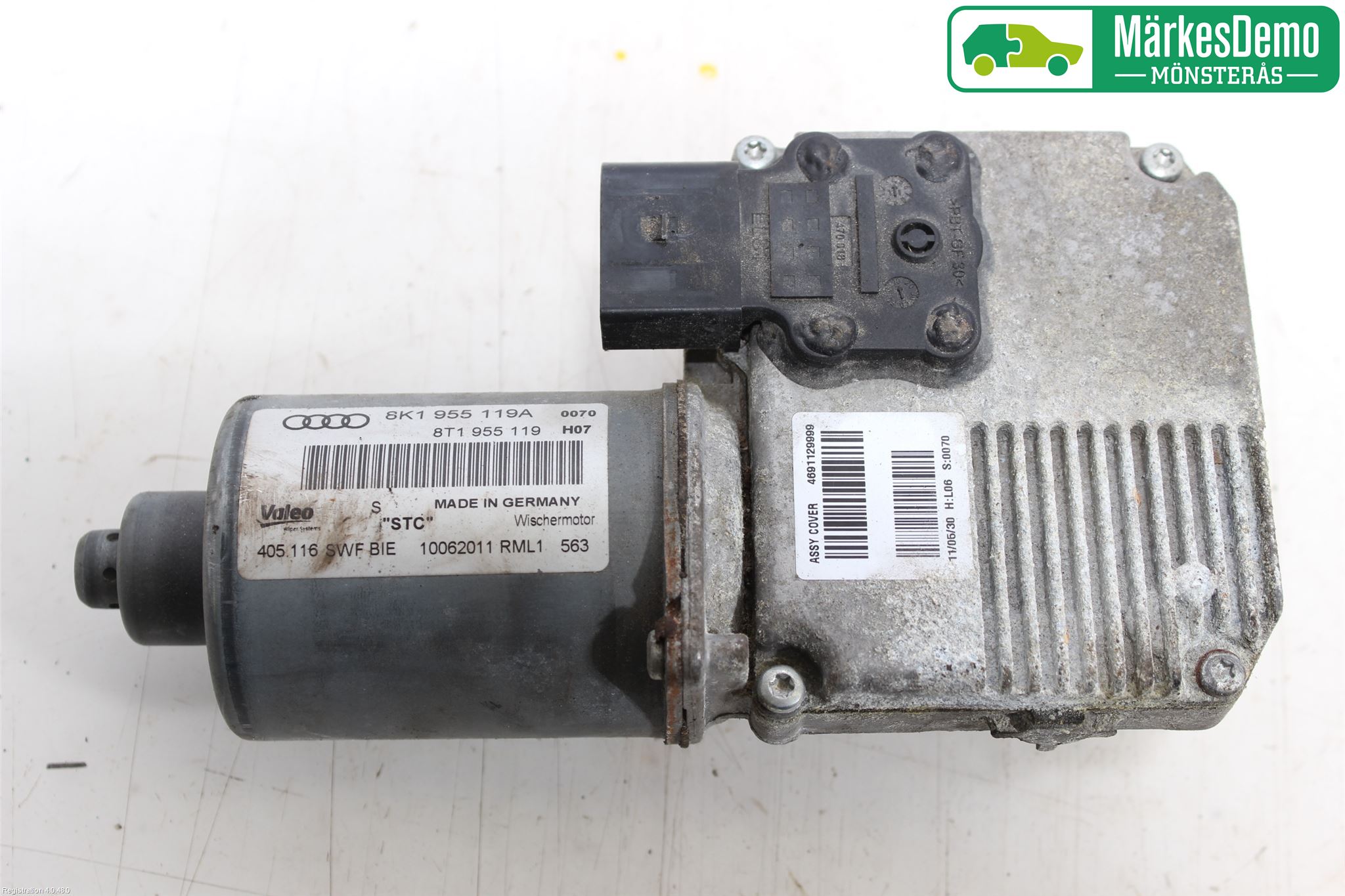 Audi A4/S4 08-11 Viskermotor Frontrute