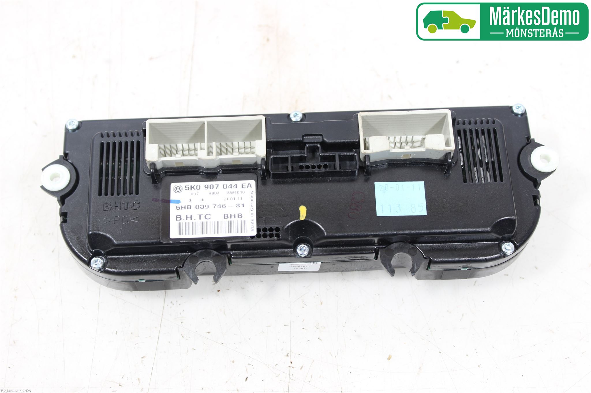 Volkswagen VW PASSAT 11-14 Varme Ac Betjening-Display