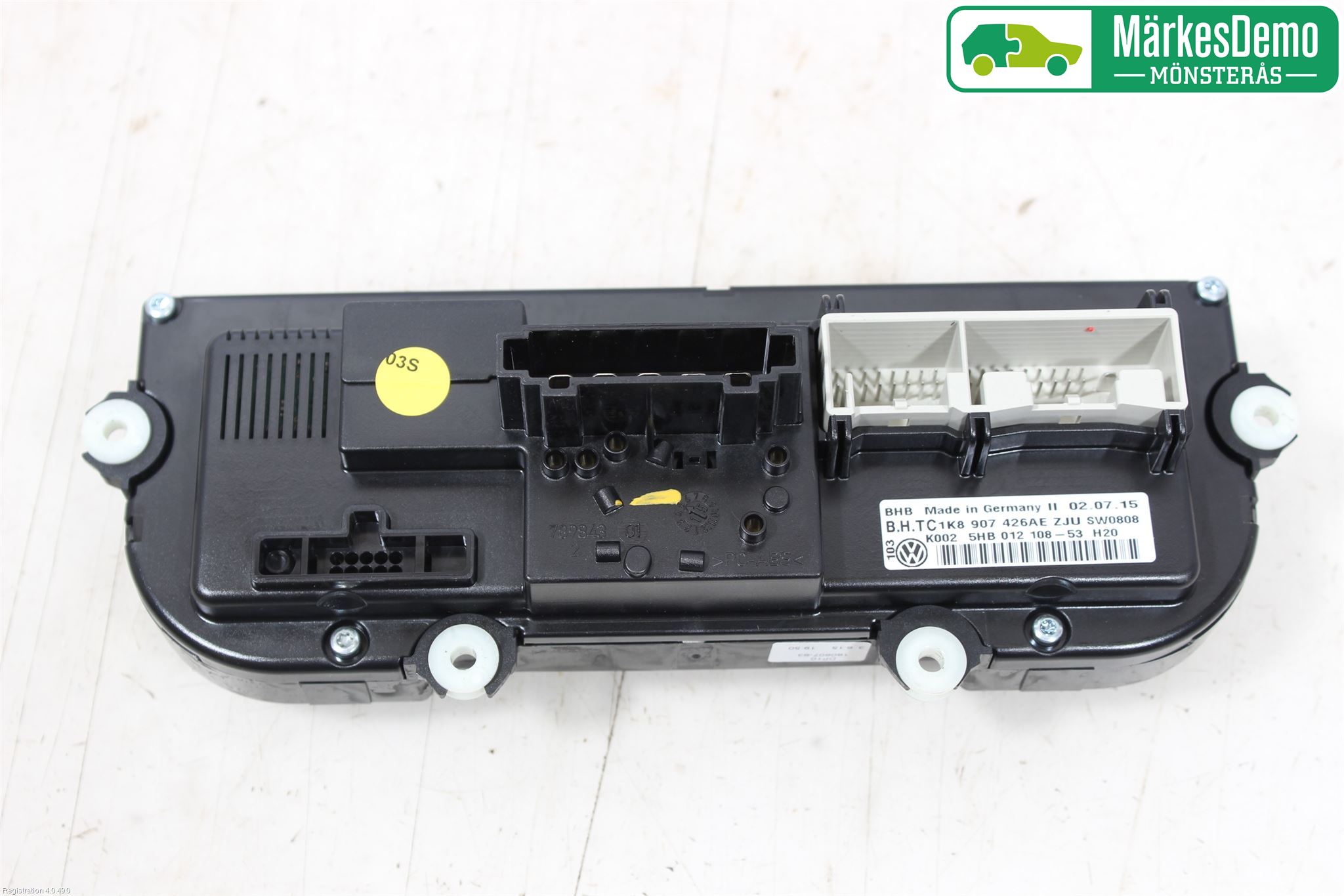 Volkswagen VW CADDY 16-20 Varme Ac Betjening-Display