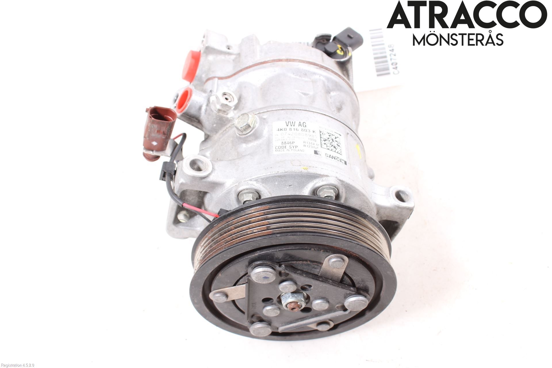 Audi A6 F2/C8 19- Varme Ac Kompressor