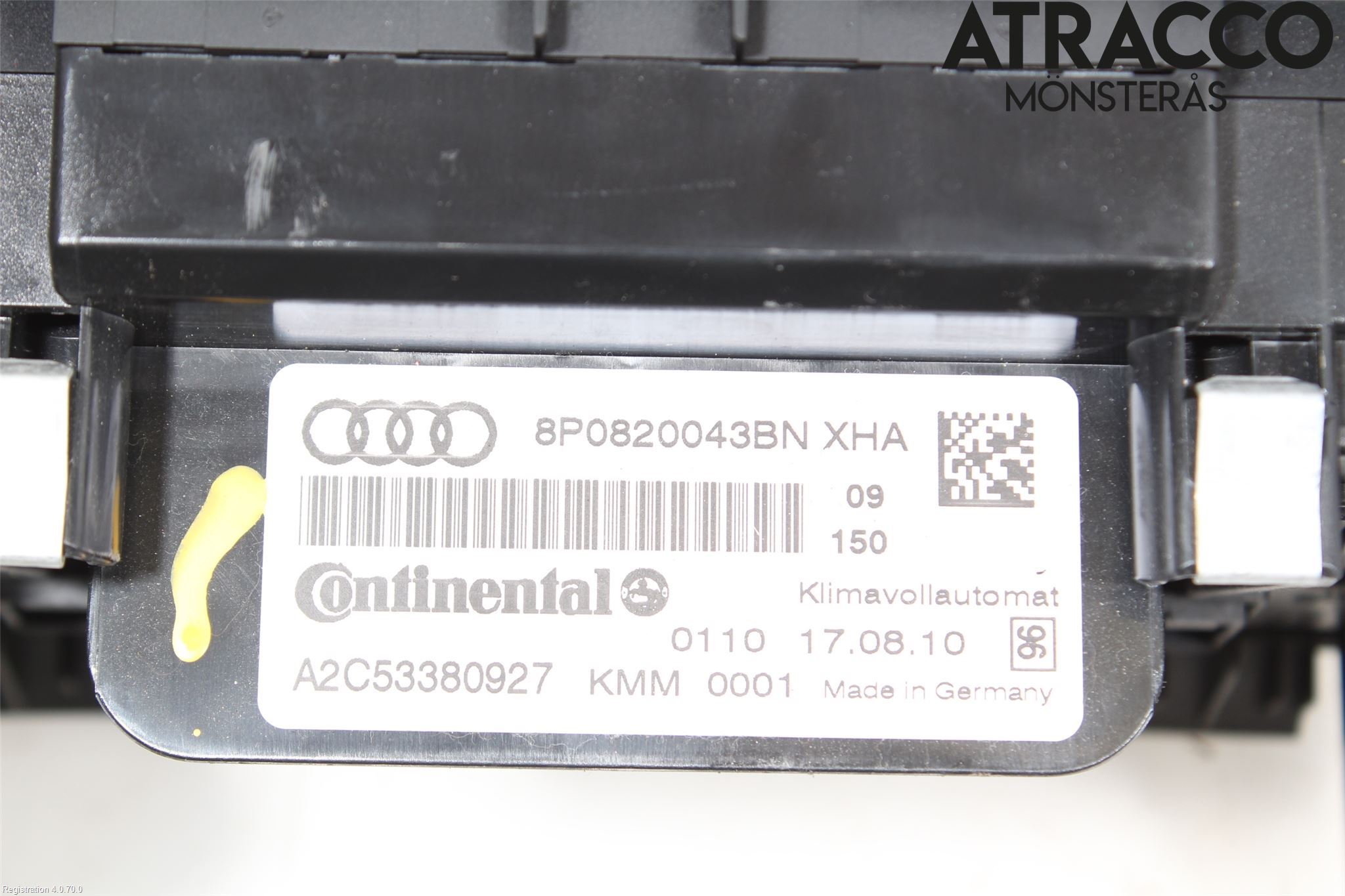 Audi A3/S3 05-13 Varme Ac Betjening-Display